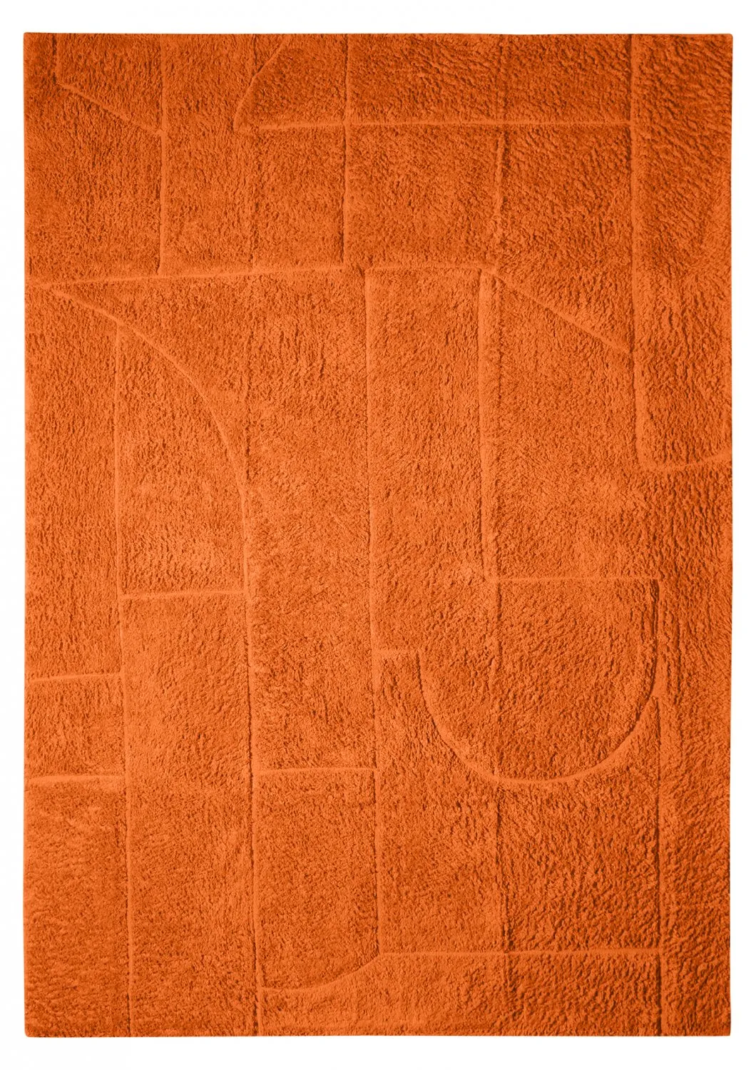 Tappeto A Pelo Lungo - Cremona Natural Cotton Shaggy (arancia)
