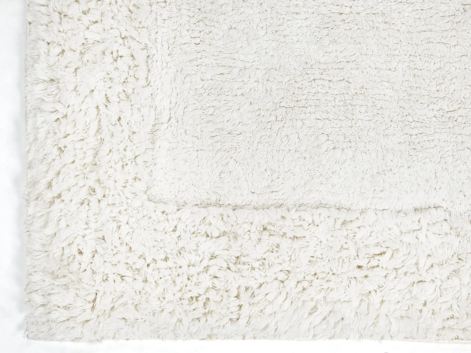 Tappeto A Pelo Lungo - Ebba Natural Cotton Shaggy (offwhite)