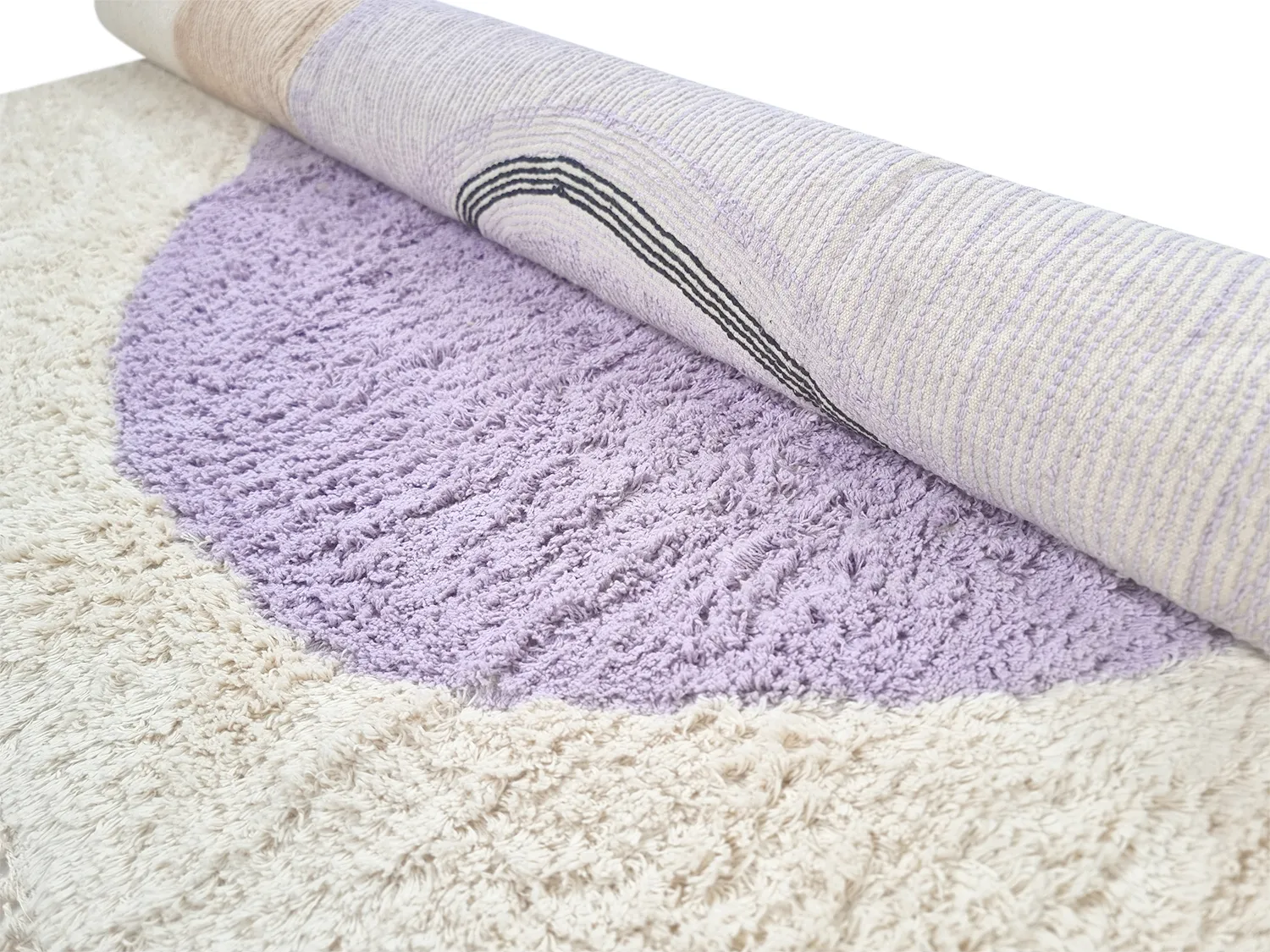 Tappeto A Pelo Lungo - Londa Natural Cotton Shaggy (multi)