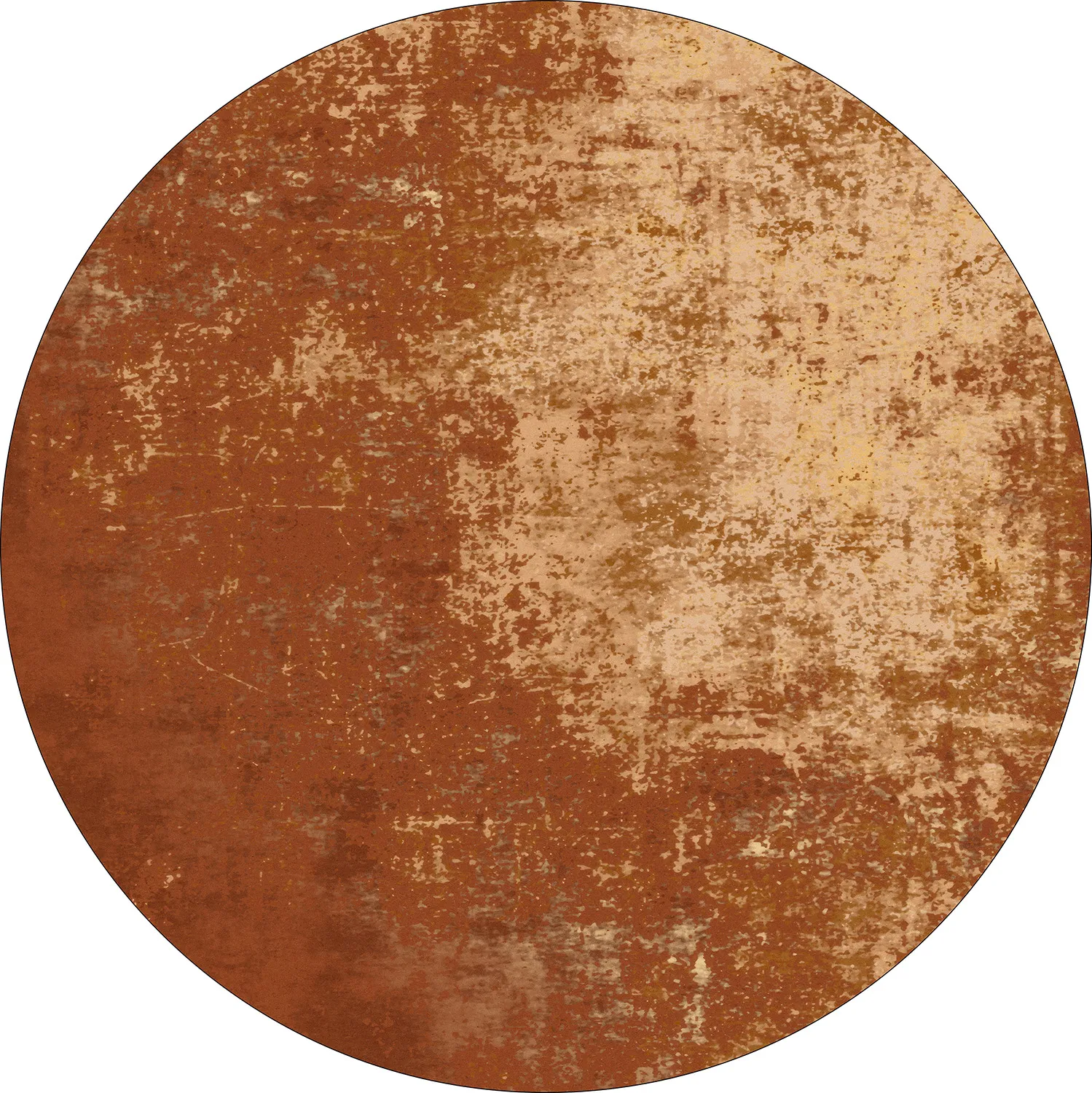 Tappeto rotondo - Lynton (terracotta)