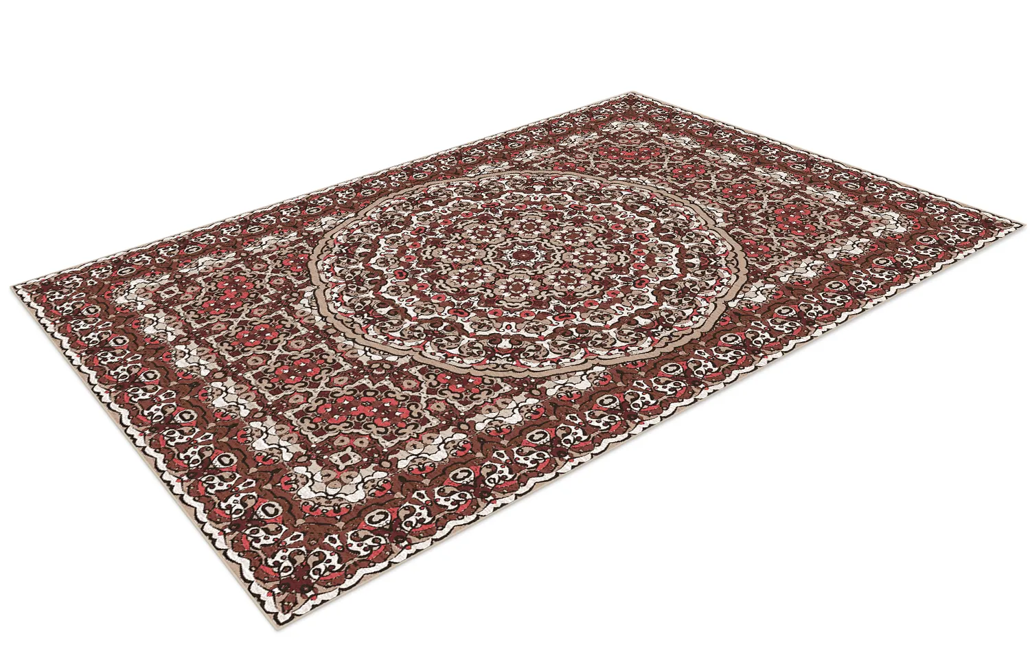 Tappeto Wilton - Odette (rosso/multi)