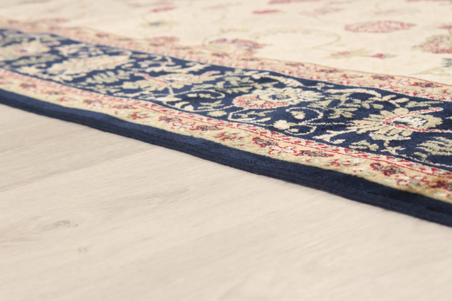 Tappeto Wilton - Angelica (beige/blu marino)
