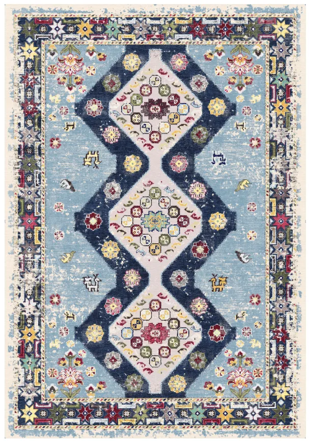 Tappeto Wilton - Mazzarino (blu/multi)
