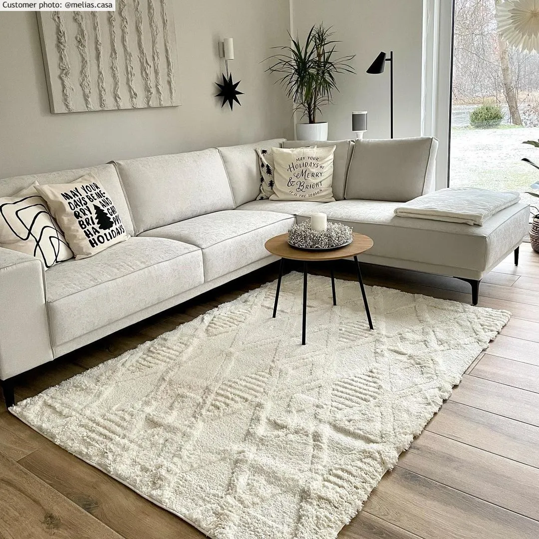 Tappeto A Pelo Lungo - Rostock (offwhite)