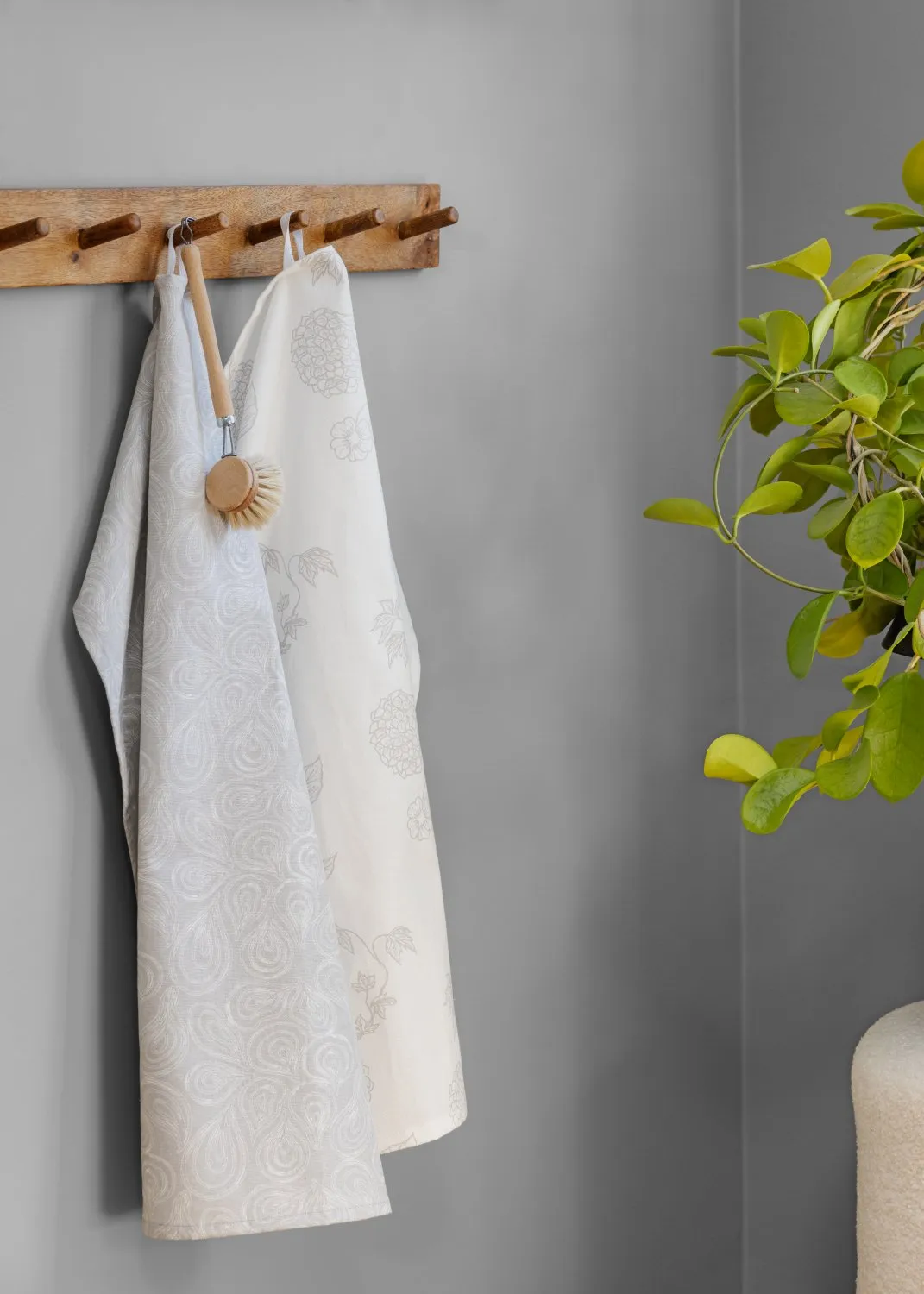 Asciugamani da cucina in confezione da 2 - Merja (grigio)