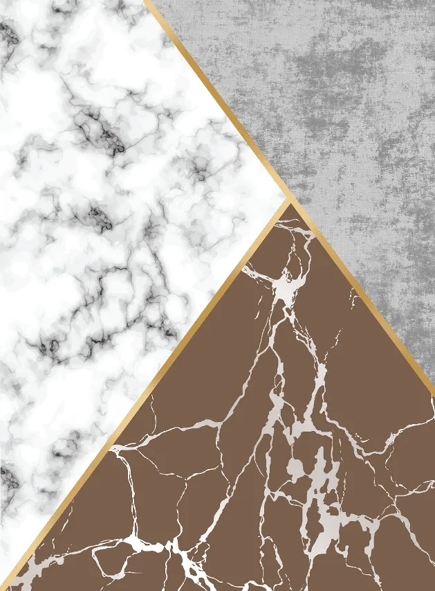 Tappeto Wilton - Savino (grigio/bianco/marrone)