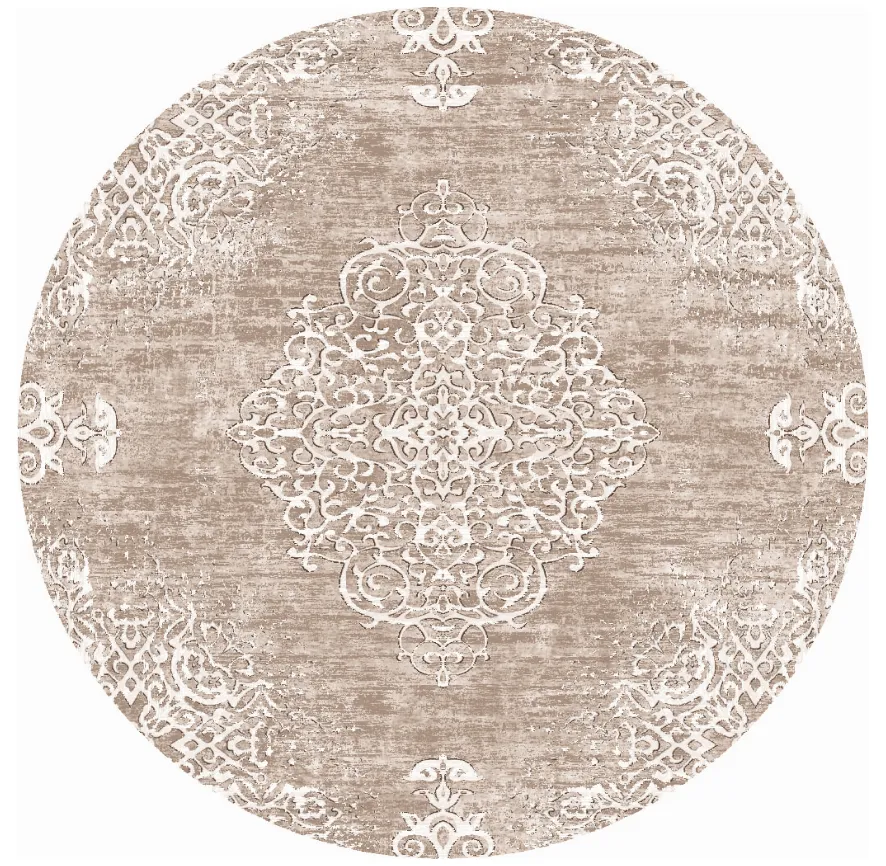 Tappeto rotondo - Milazzo (beige)