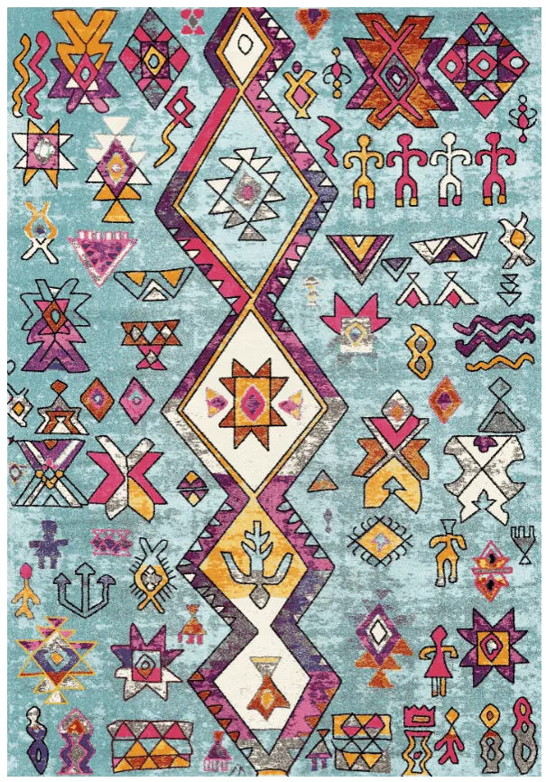 Tappeto Wilton - Misare (blu/multi)