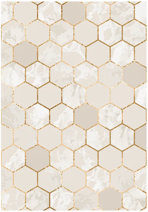 Tappeto Wilton - Morino (beige/bianco/oro)