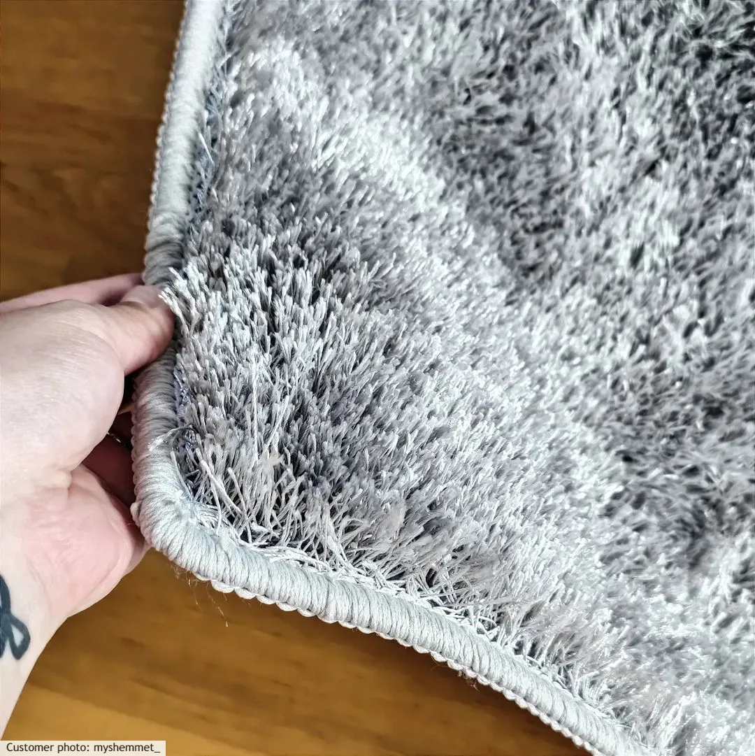 Tappeto A Pelo Lungo - Cosy (argento)