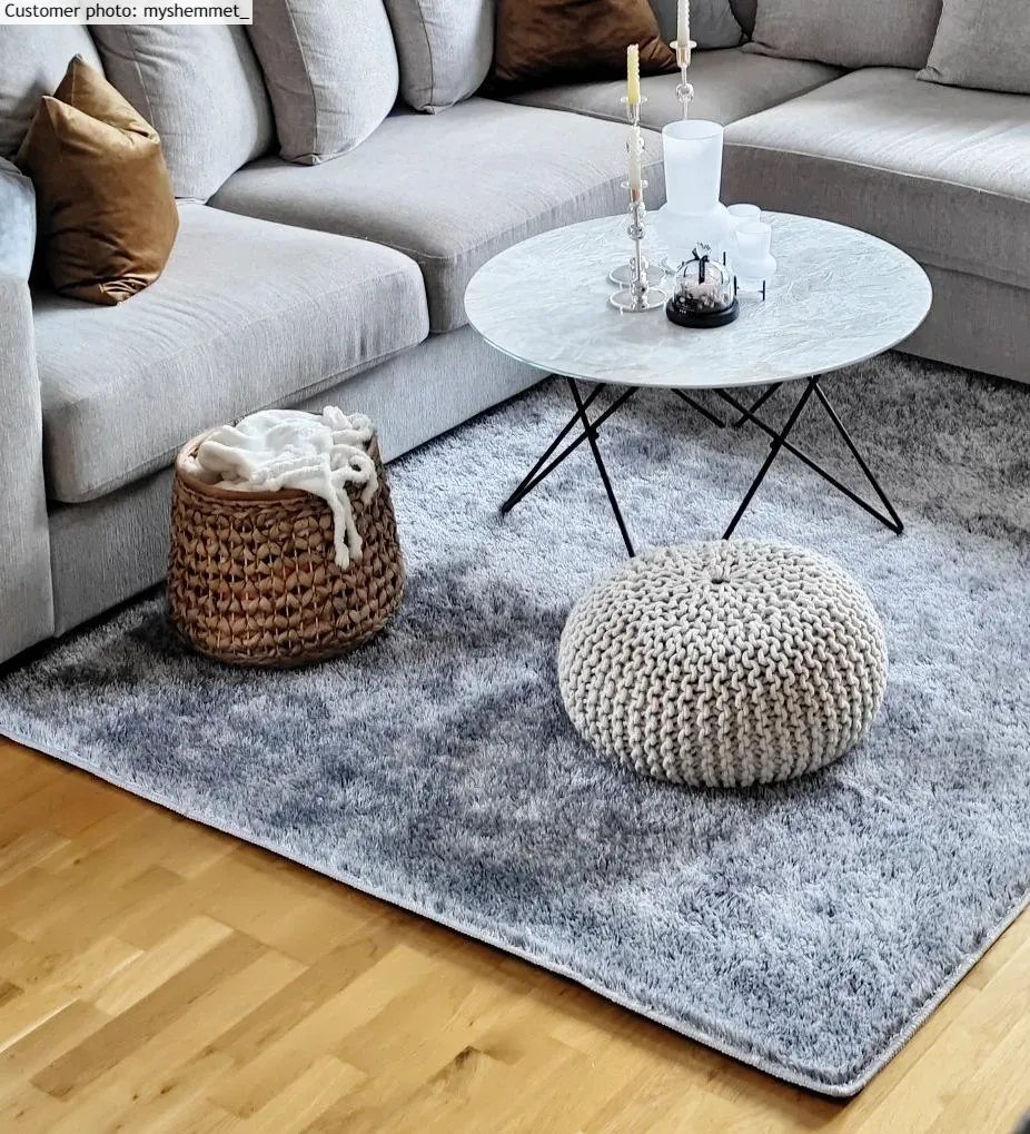 Tappeto A Pelo Lungo - Cosy (argento)