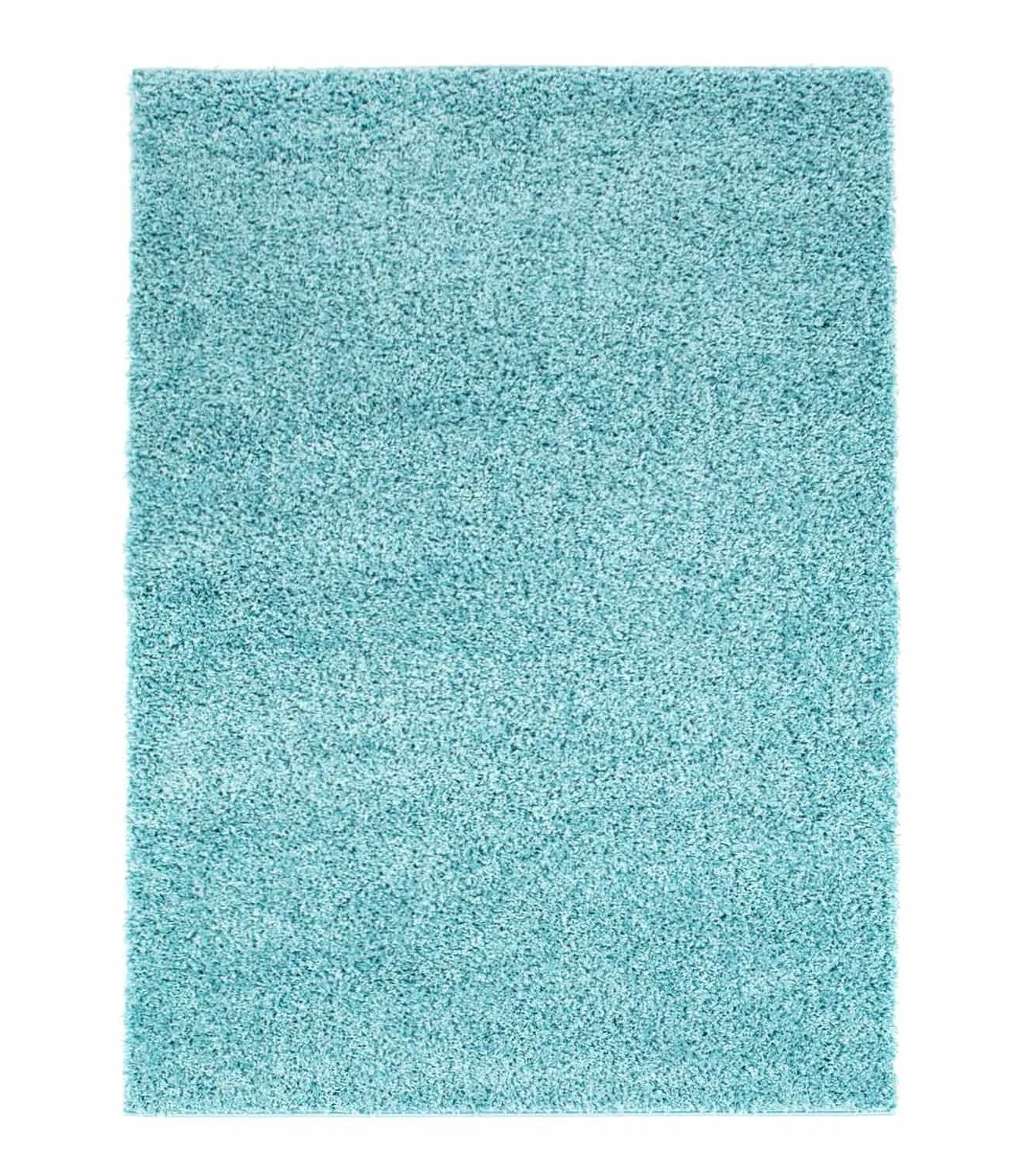 Trim Tappeto A Pelo Lungo turchese rond 60x120 cm 80x 150 cm 140x200 cm 160x230 cm 200x300 cm