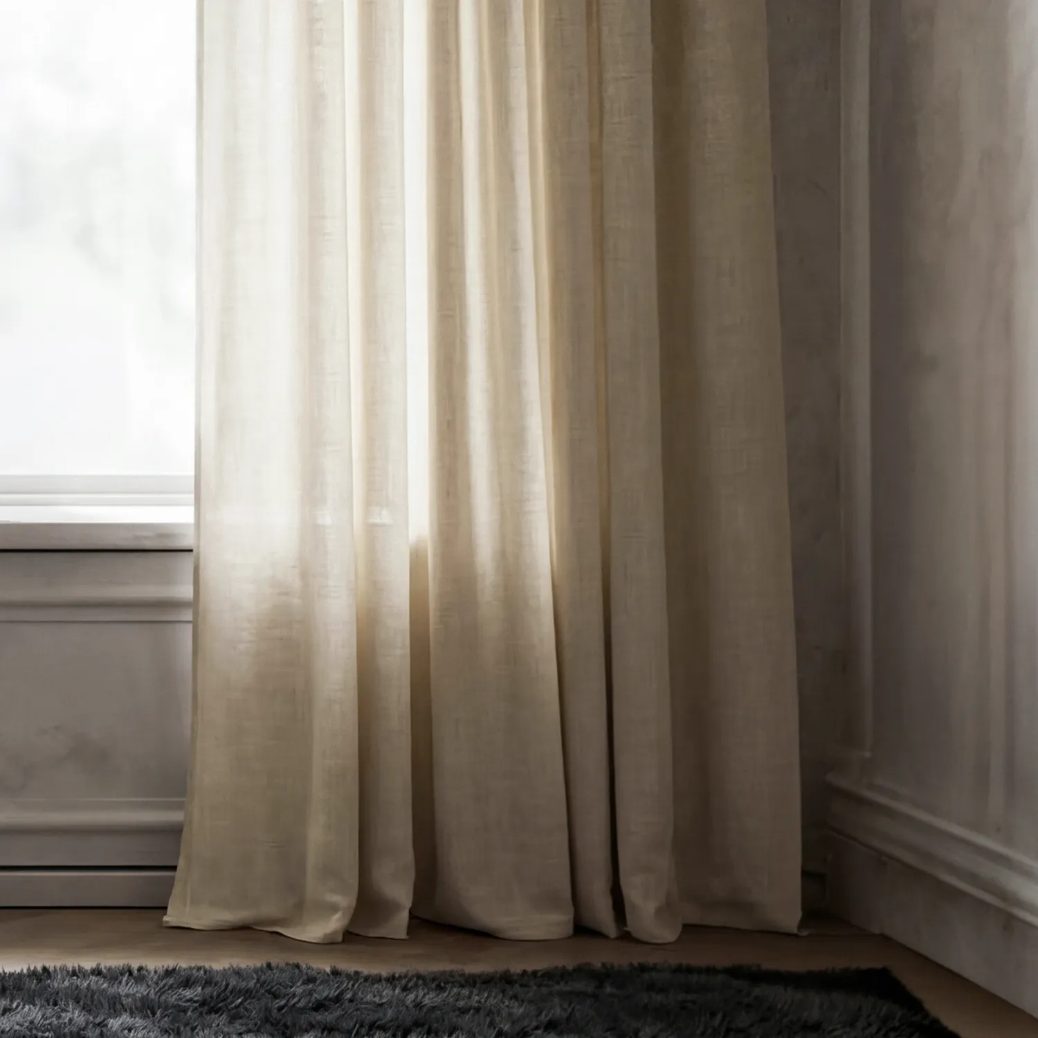 Tende Set da 2 - Tenda in lino Noemi (beige)
