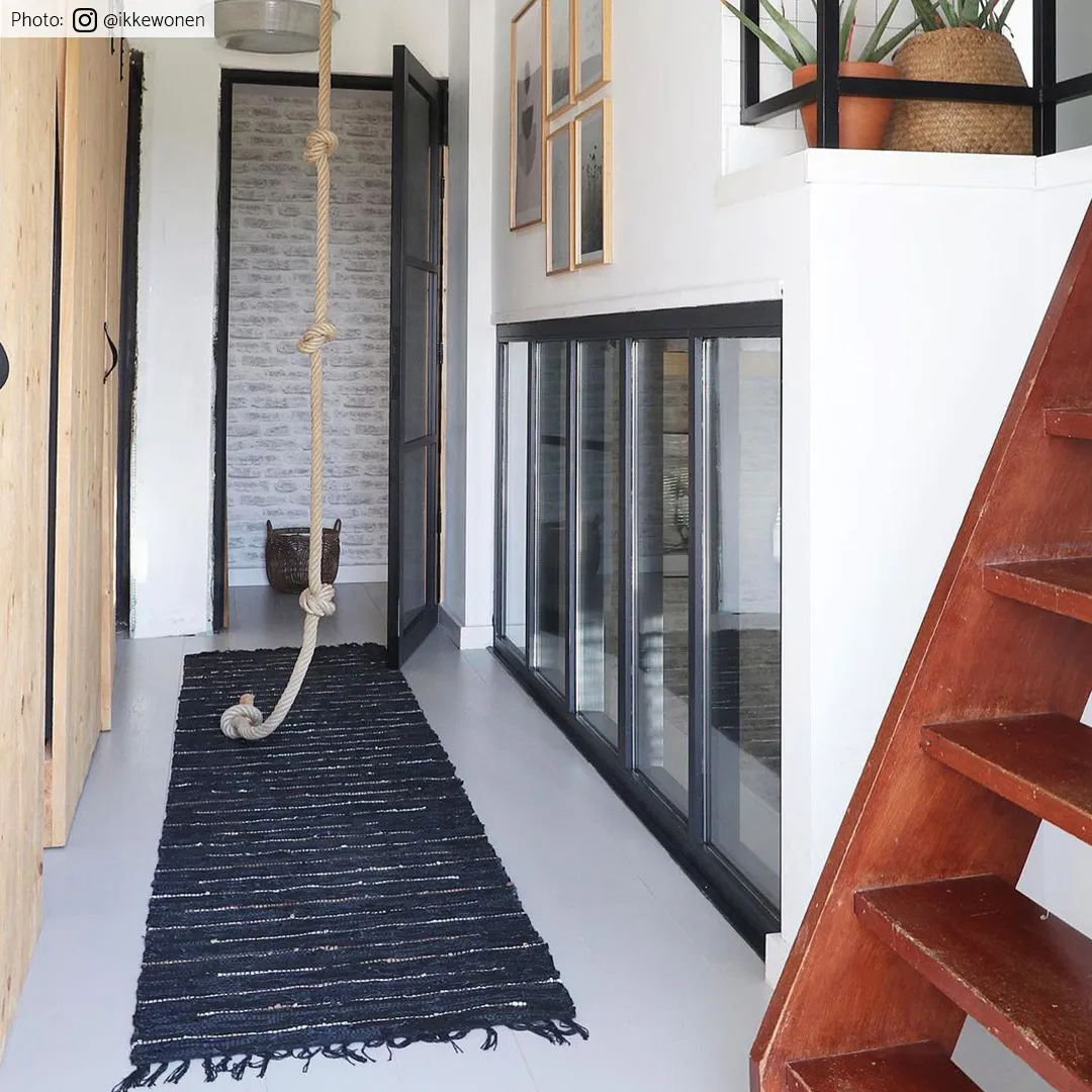 Tappeto Di Stracci - Nordal Design (cuoio nero)