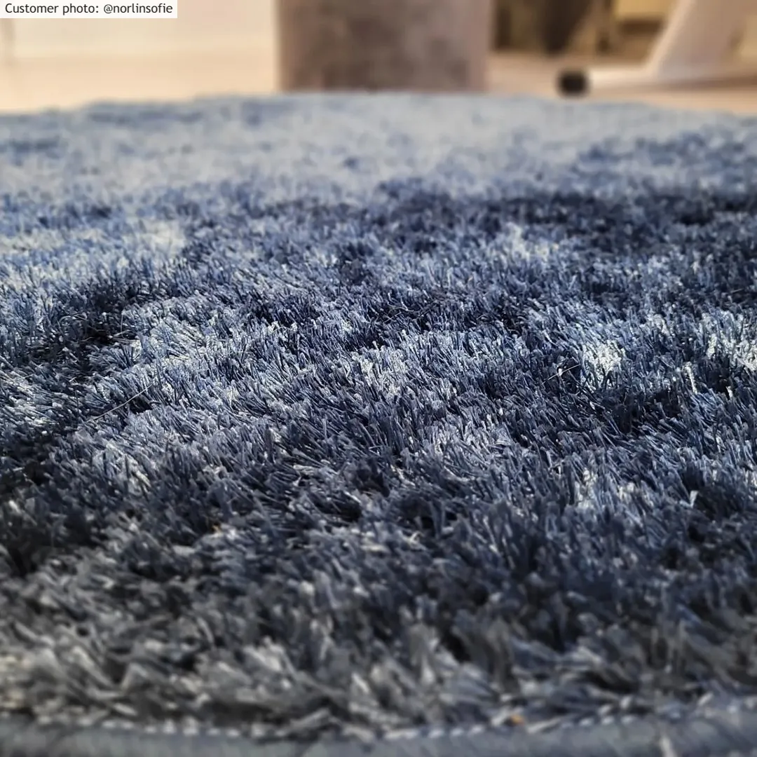 Tappeti rotondi - Cosy (blu scuro)