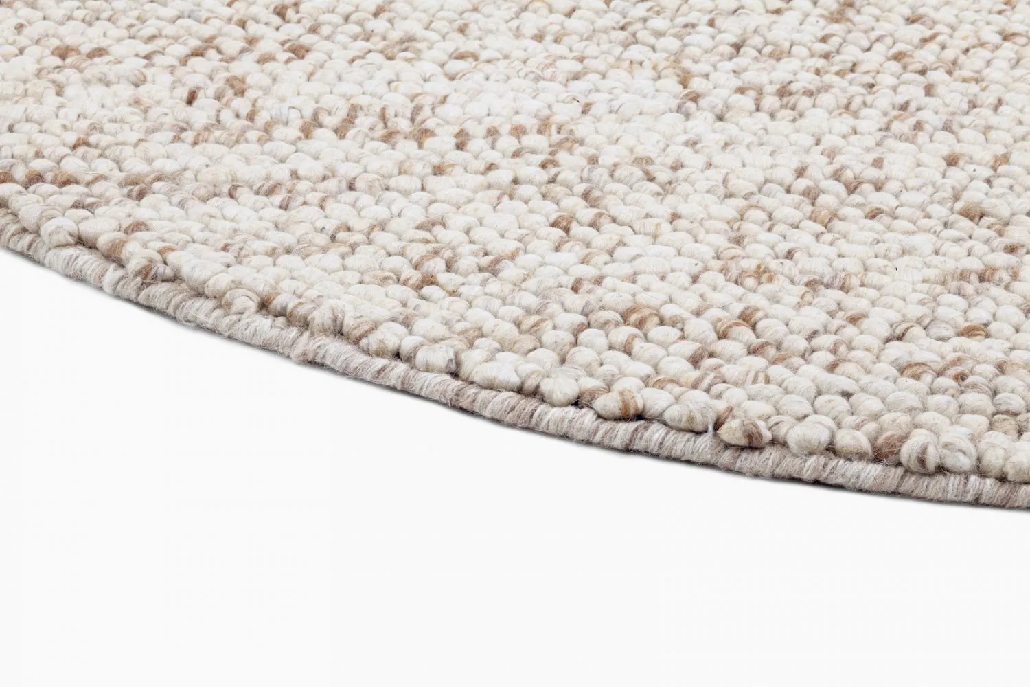 Tappeti rotondi - Avafors Wool Bubble (natural)