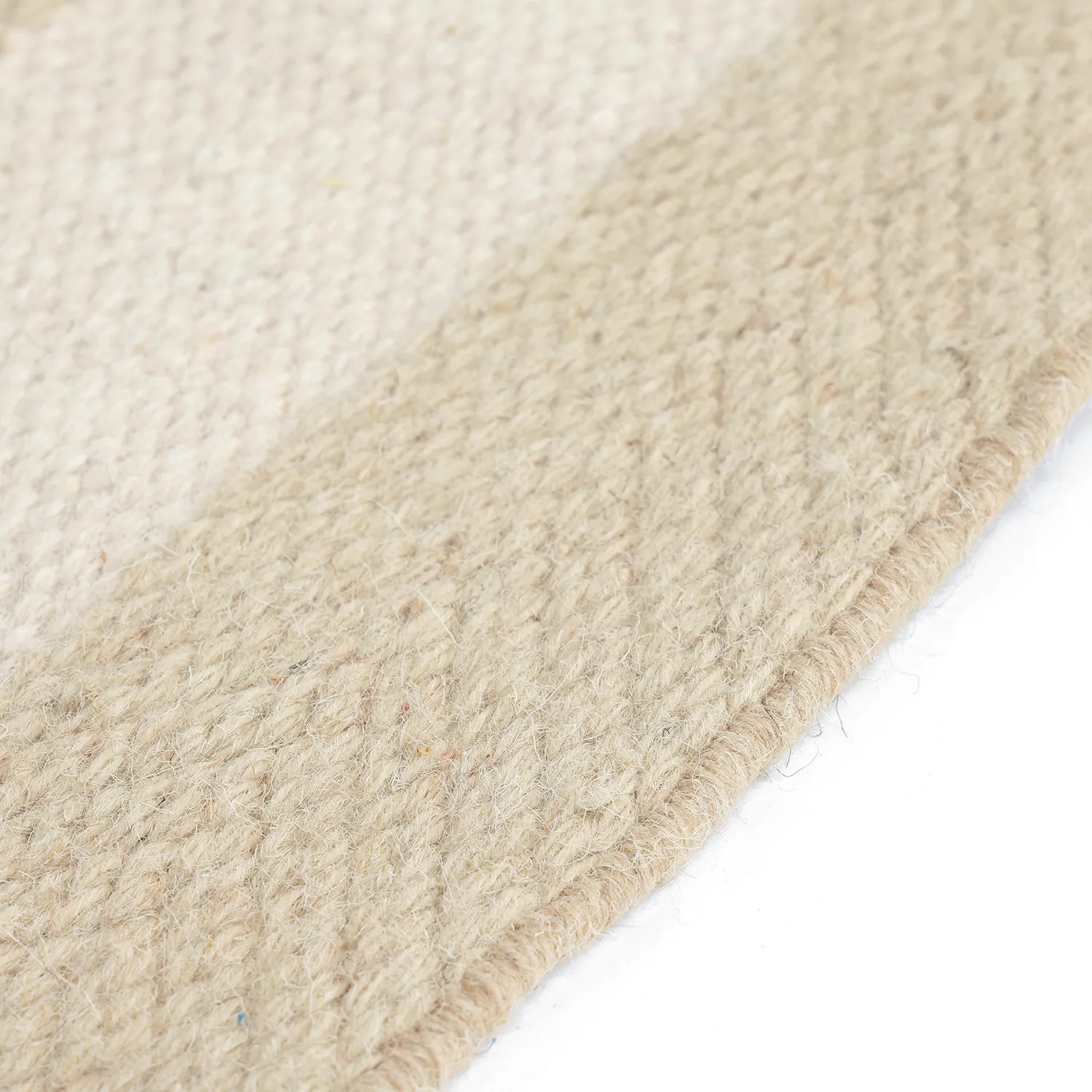 Tappeto di lana irregolare - Kystaro (crema/beige)