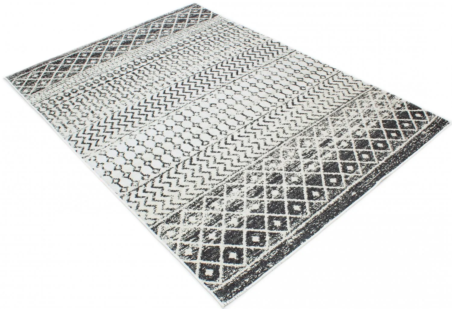 Tappeto Wilton - Ovada (nero/bianco)