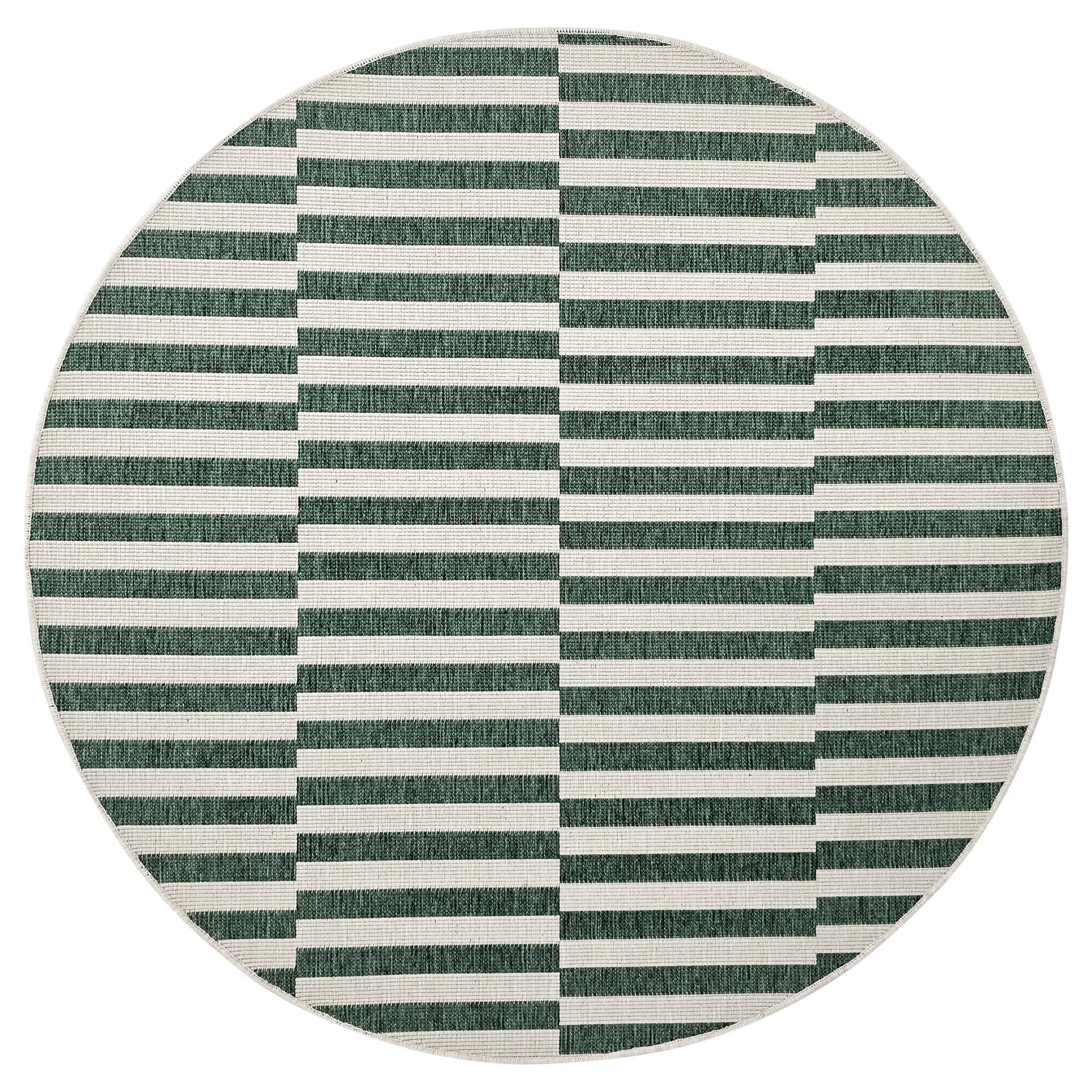 Tappeto rotondo - Indoor/Outdoor Otto (verde)