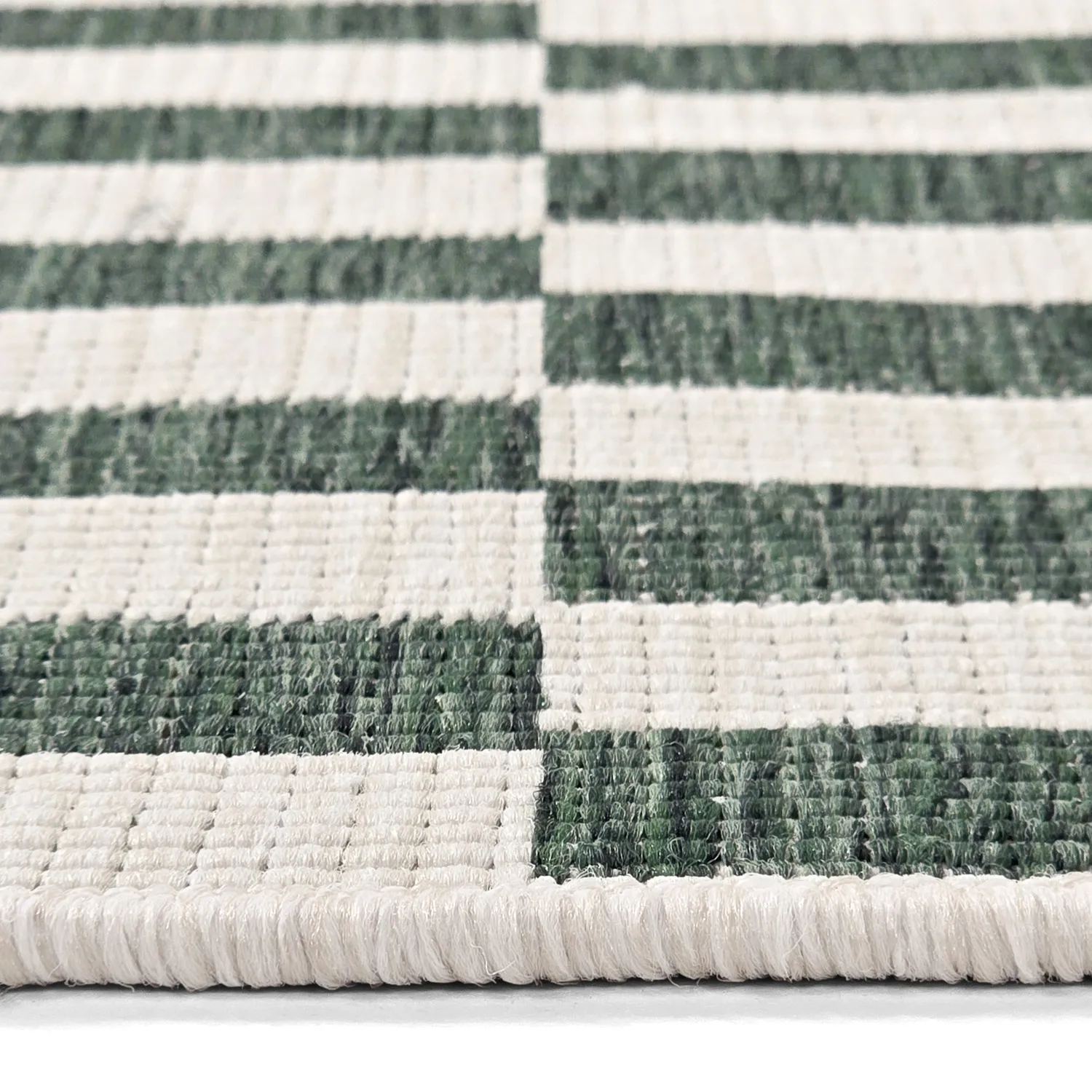Tappeto rotondo - Indoor/Outdoor Otto (verde)