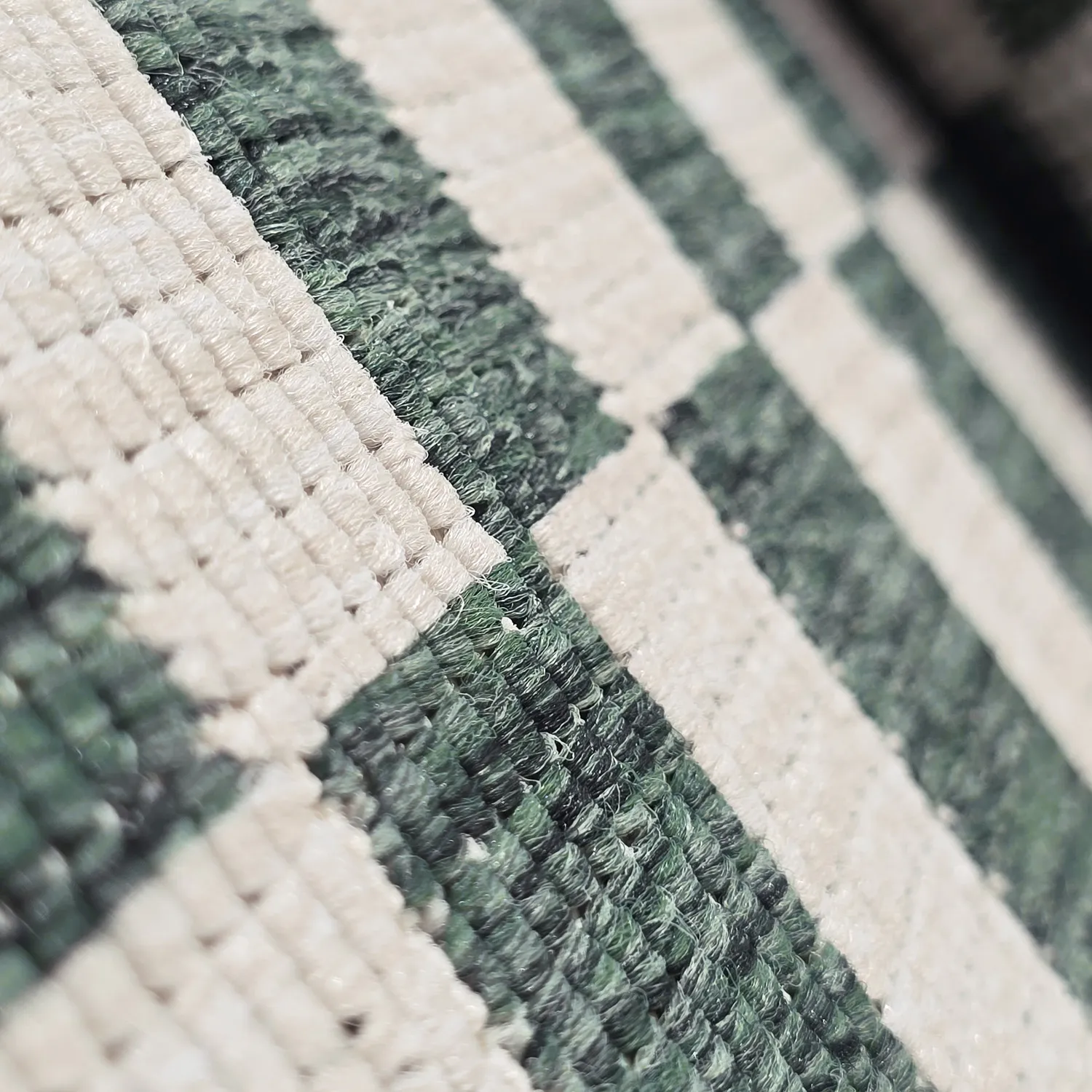Tappeto rotondo - Indoor/Outdoor Otto (verde)