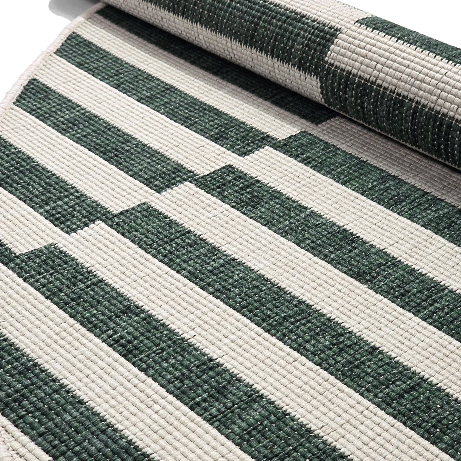 Tappeto rotondo - Indoor/Outdoor Otto (verde)
