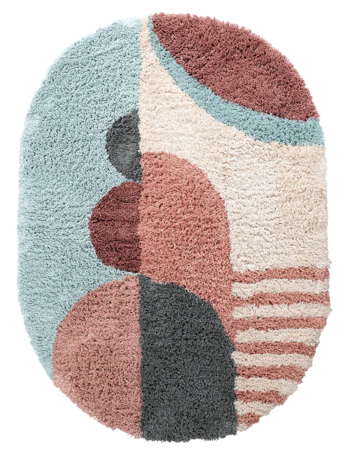 Tappeto ovale - Tropea Natural Cotton Shaggy (multi)
