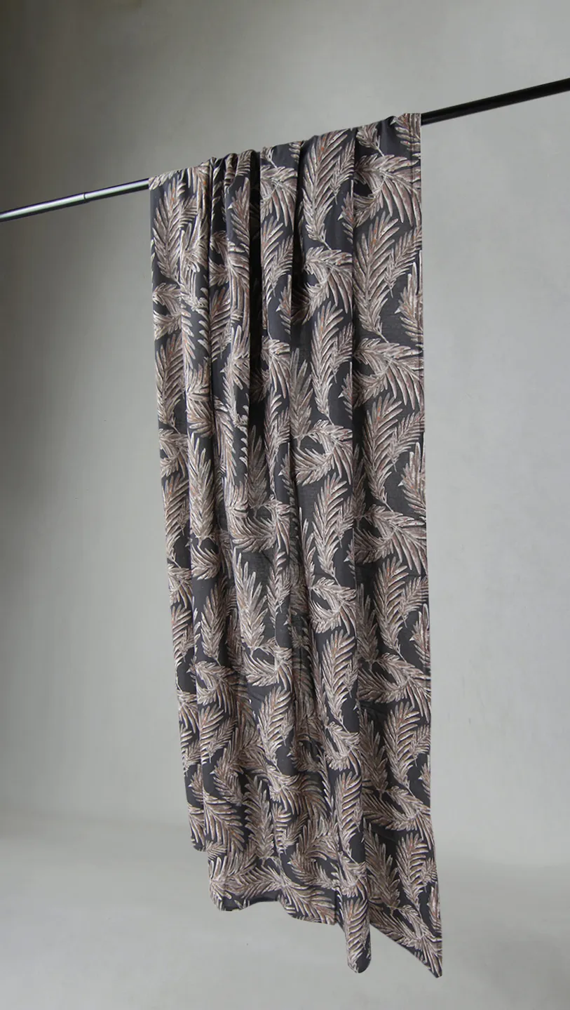 Tende - Cortina di cotone Acacia (grigio)