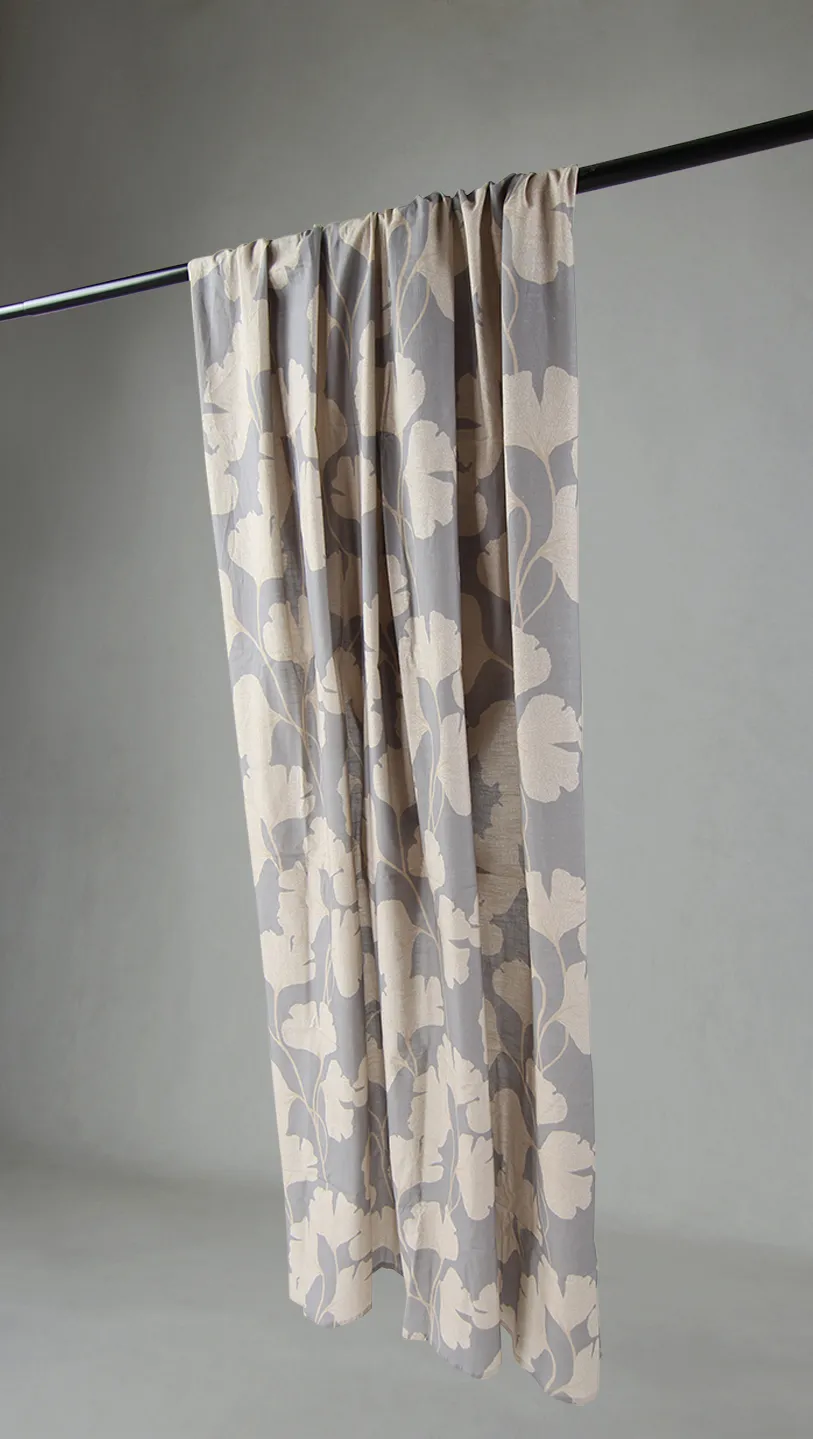 Tende - Cortina di cotone Abril (grigio/beige)