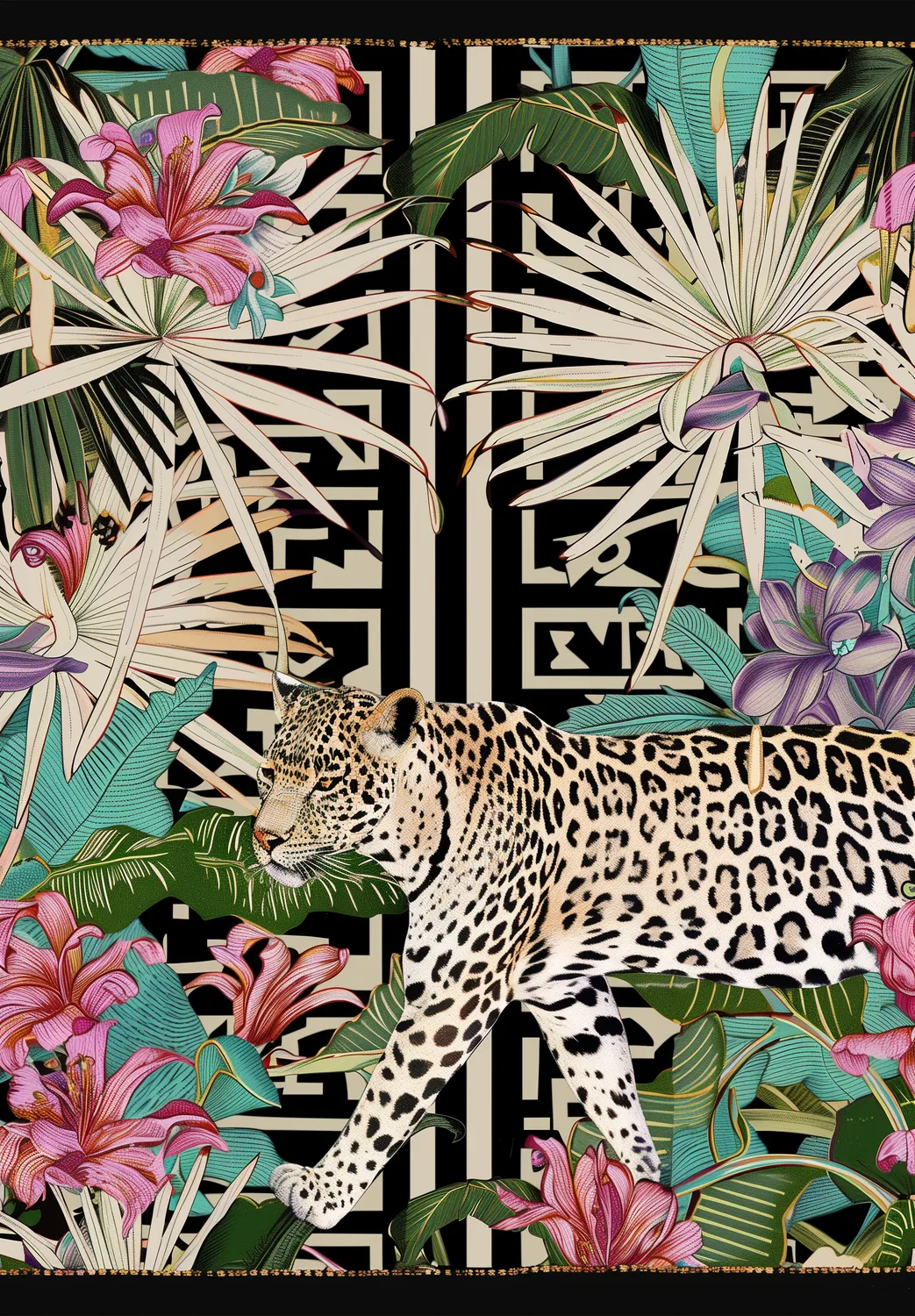 Tappeto Wilton - Panthera (multicolore)
