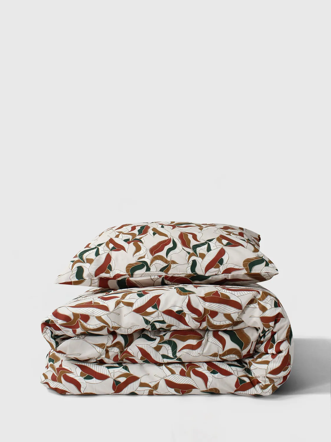 Set copripiumino - Amalie (beige/rust)