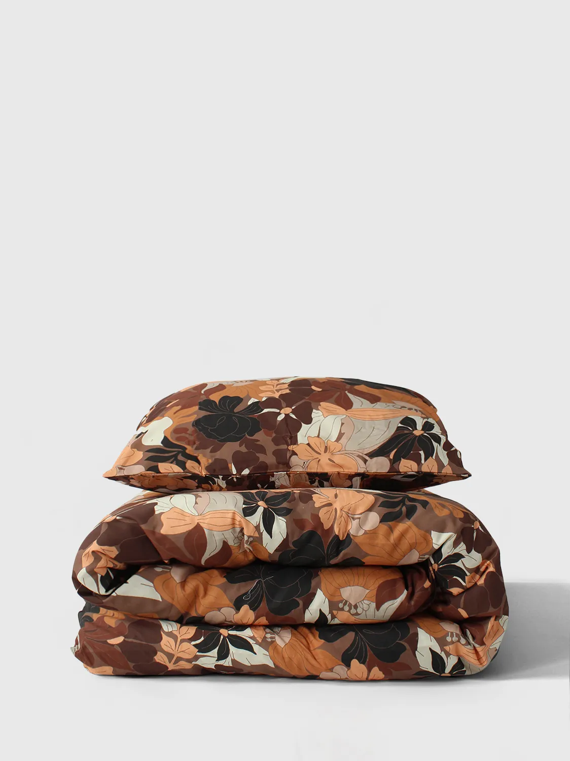 Set copripiumino - Asta (marrone)