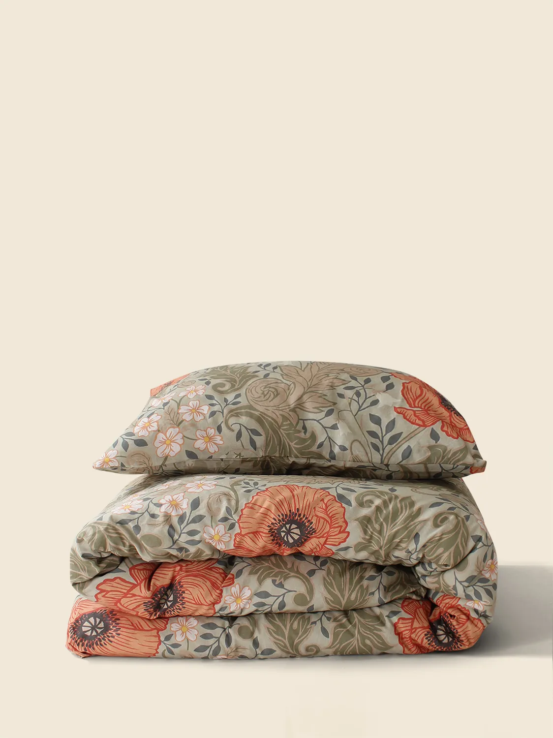 Set copripiumino - Poppy (beige)