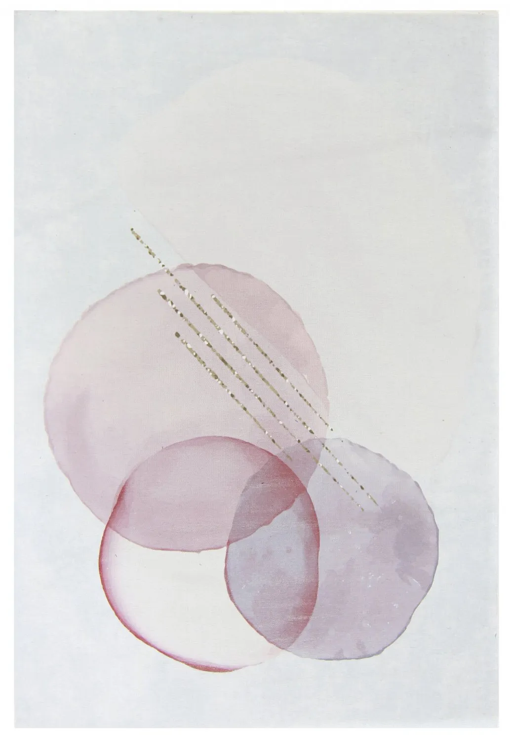 Tappeto Wilton - Layon (grigio/rosa)