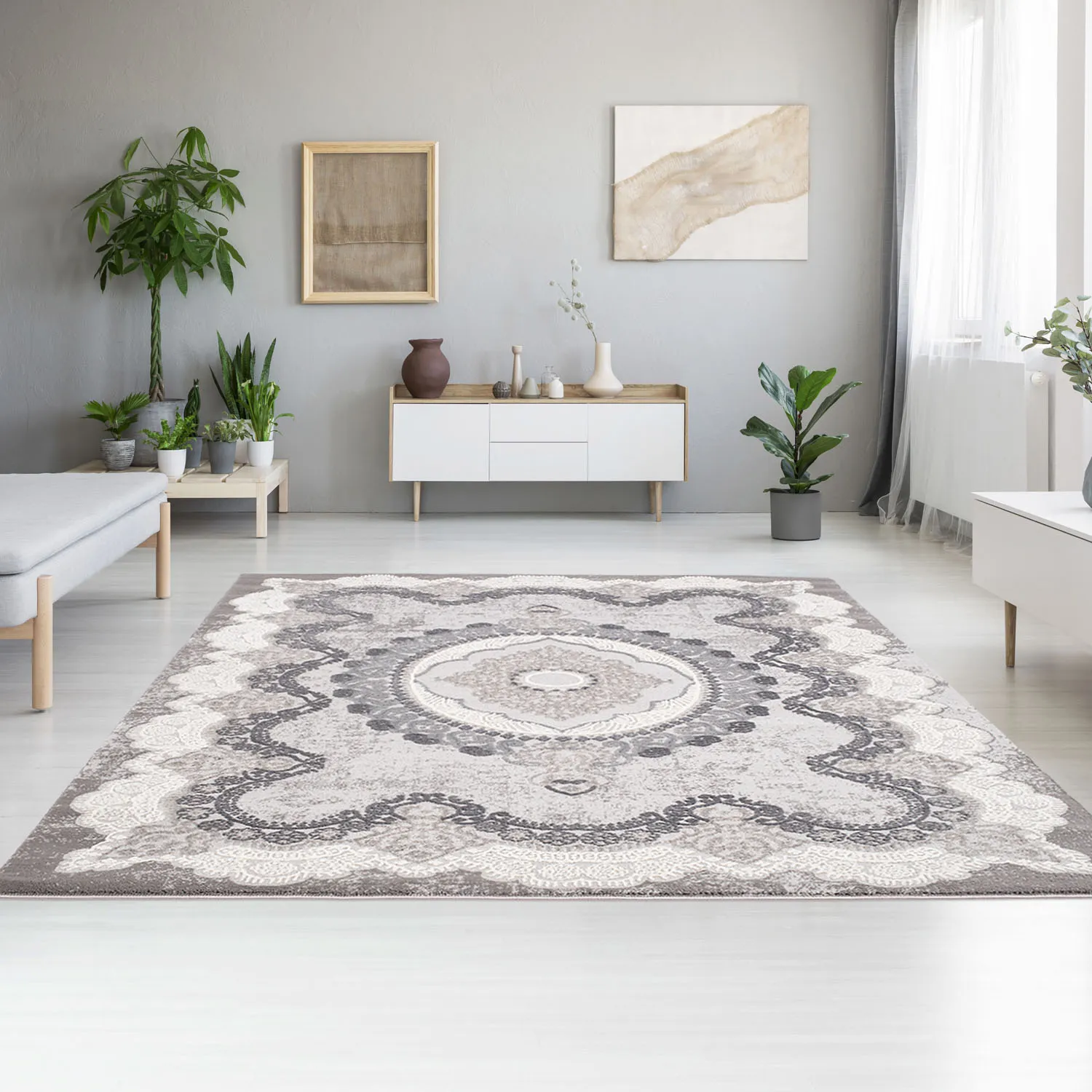 Tappeto Wilton - Sari (grigio)