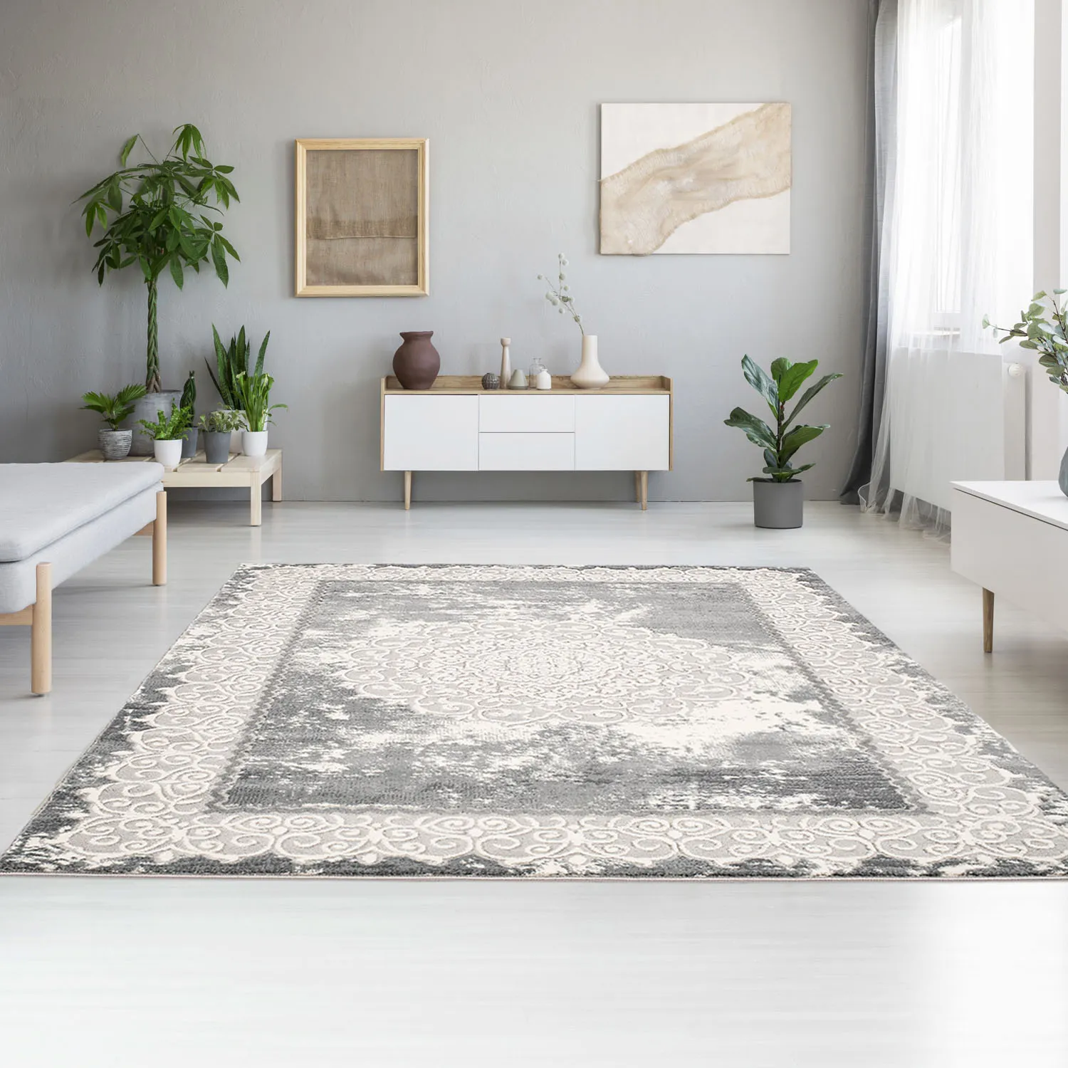 Tappeto Wilton - Zanjan (grigio)