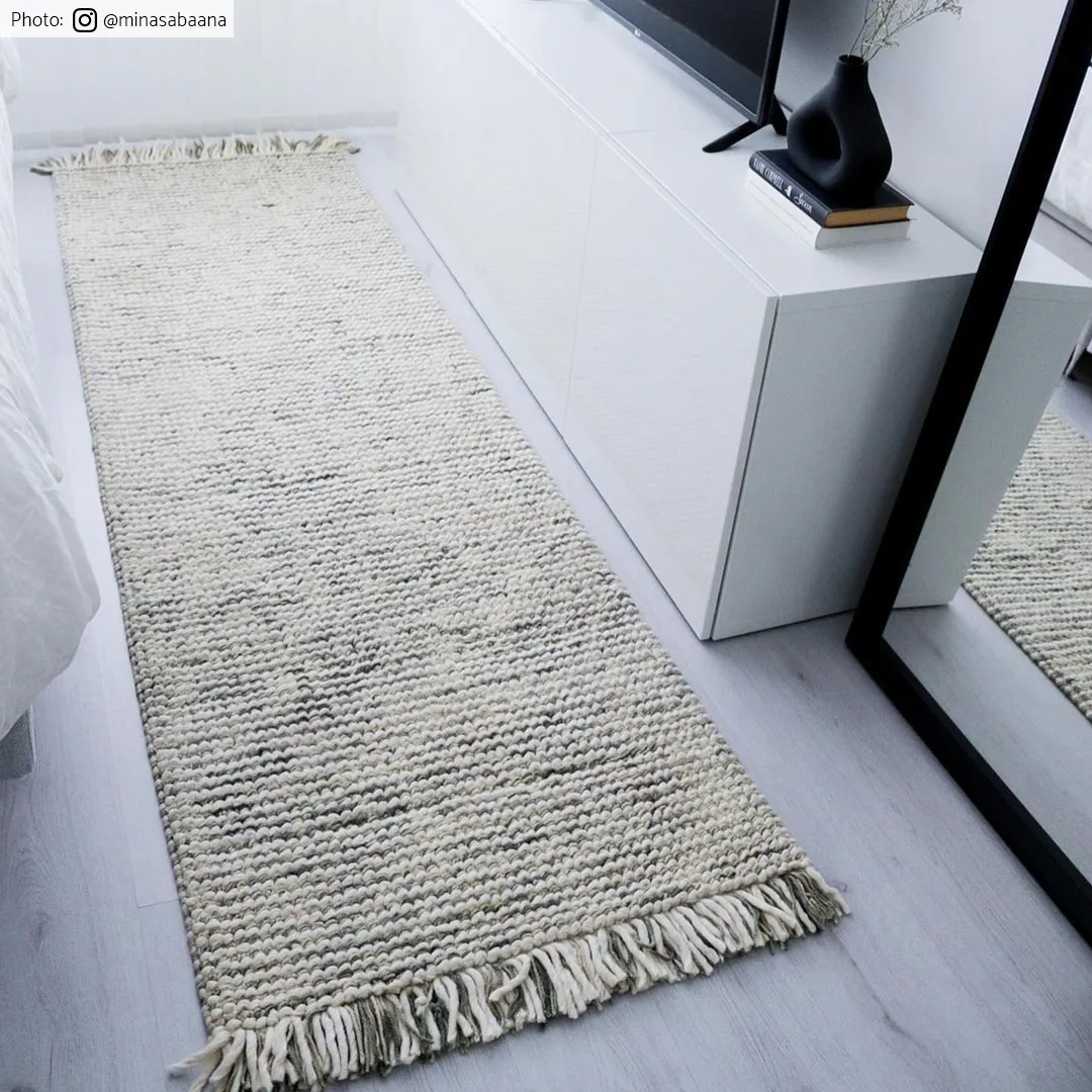 Tappeto In Lana - Plockton (grigio/bianco/verde)