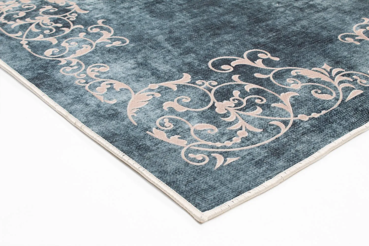 Tappeto Wilton - Santi (blu/beige)
