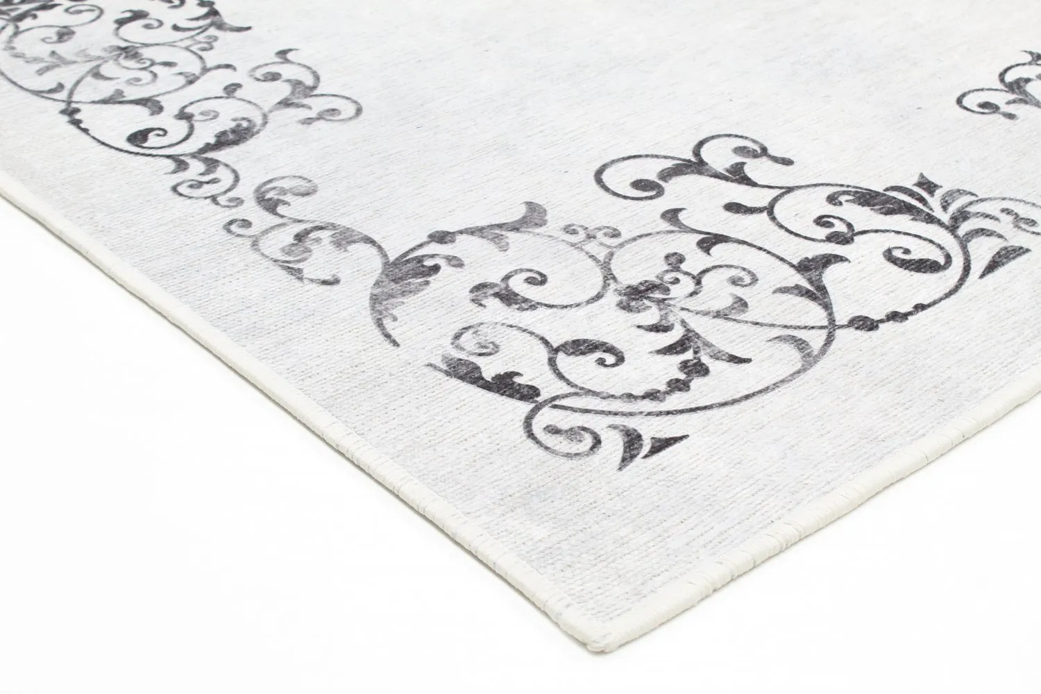 Tappeto Wilton - Santi (bianco/nero)