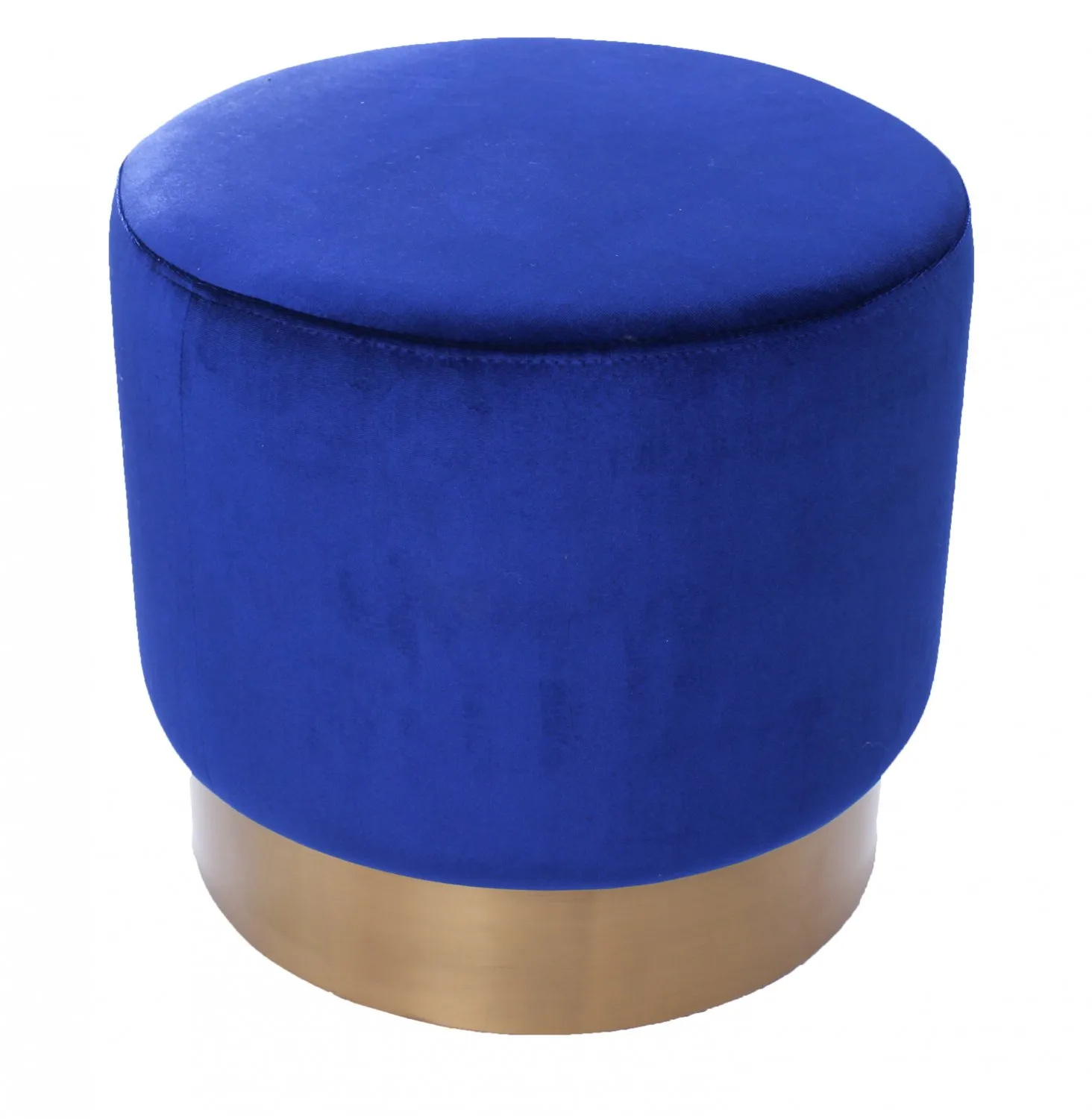 Pouf In Velluto - Copenhagen (blu)