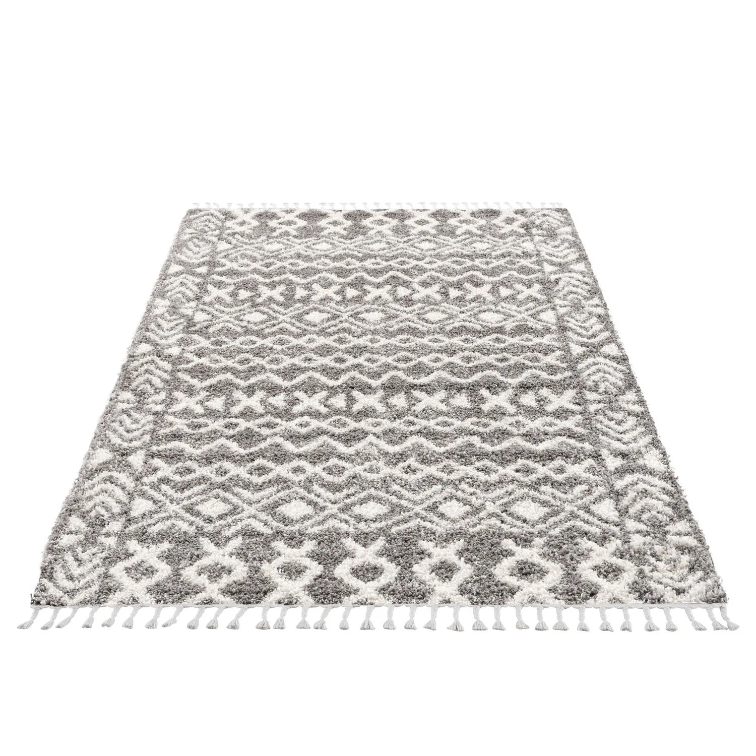 Tappeto A Pelo Lungo - Loja (grigio)