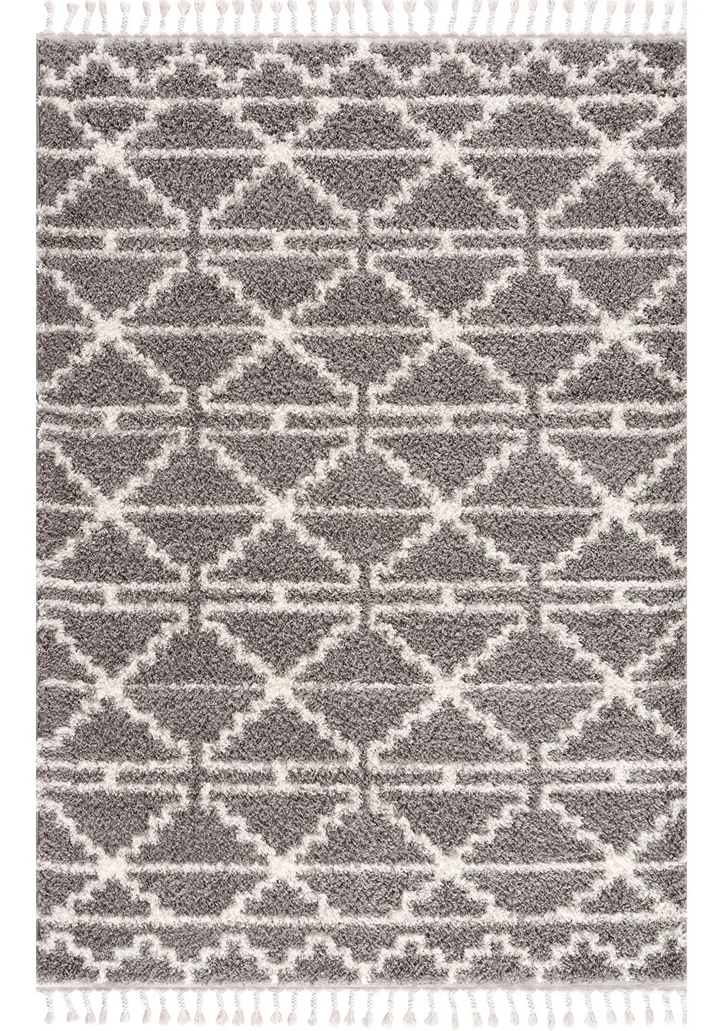 Tappeto A Pelo Lungo - Azuay (grigio)
