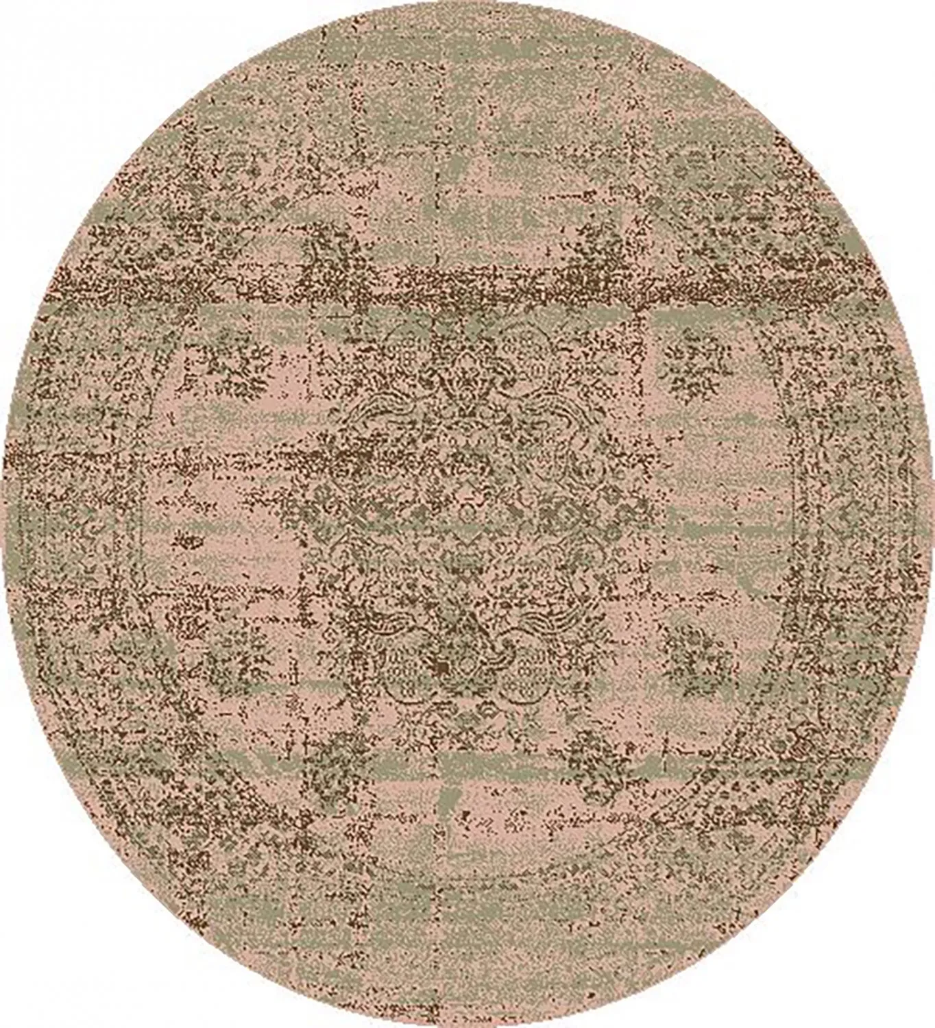 Tappeto rotondo - Peking Royal (rosa)