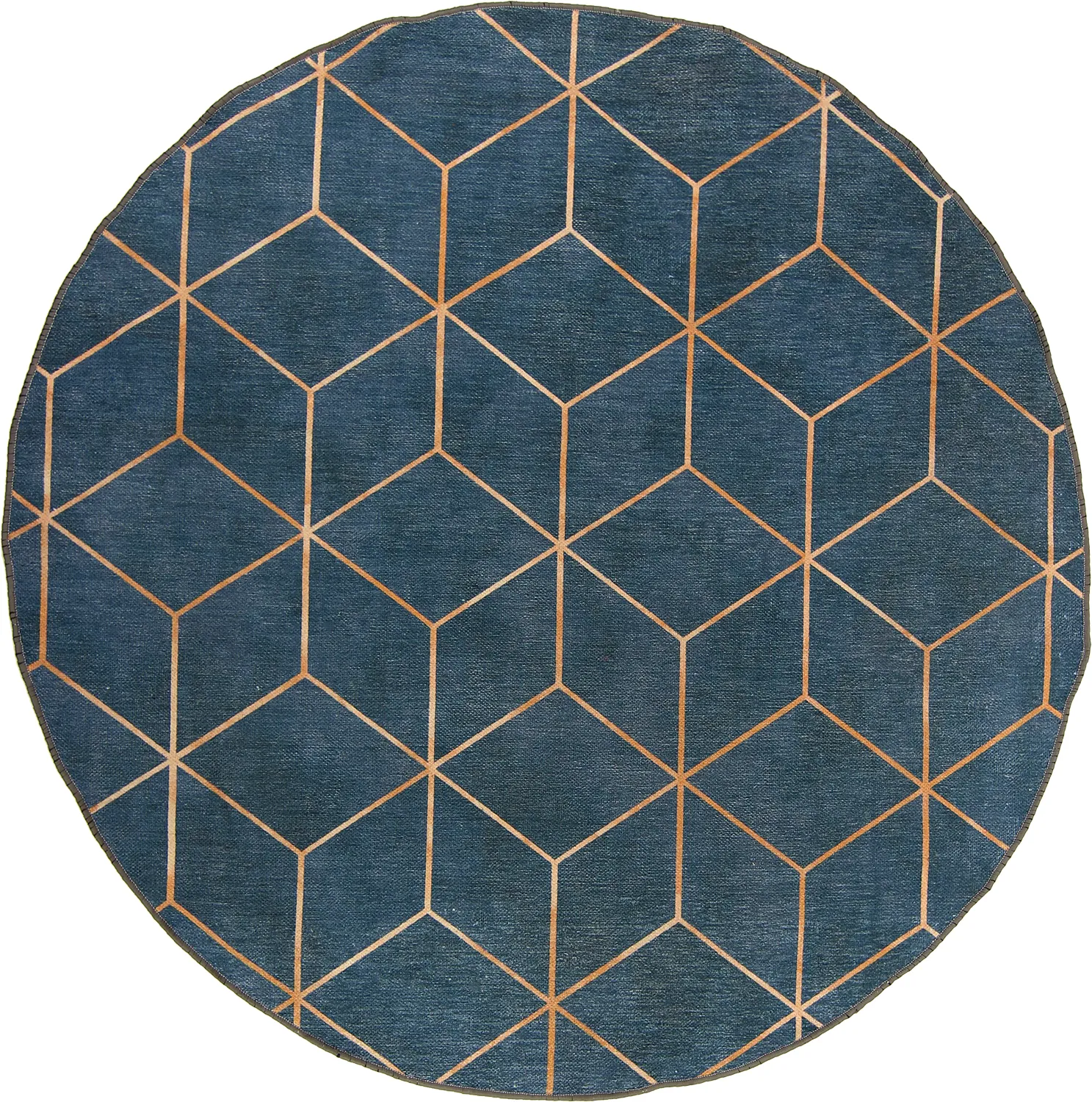 Tappeto rotondo - Remy (blu)