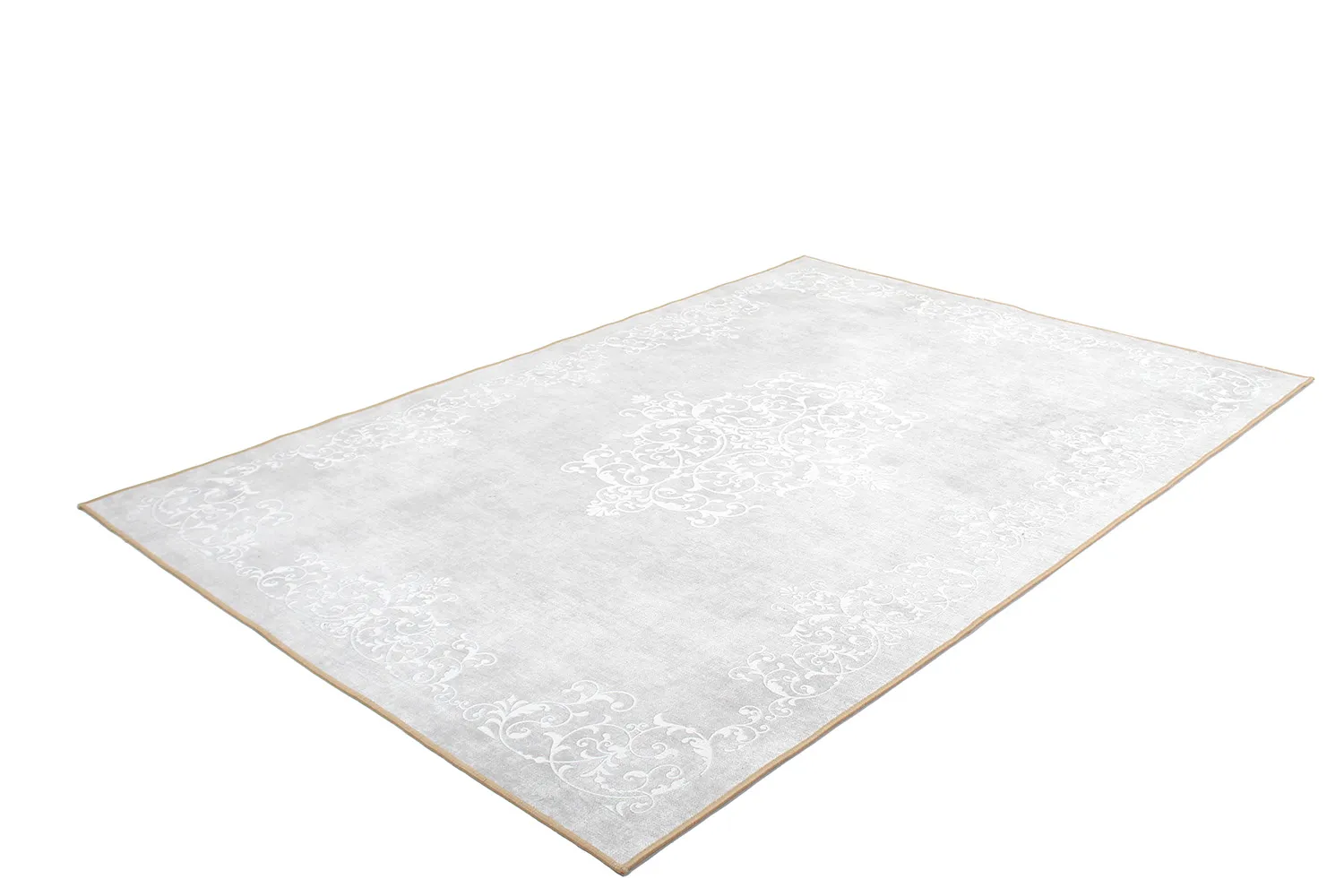 Tappeto Wilton - Santi (grigio chiaro/bianco)