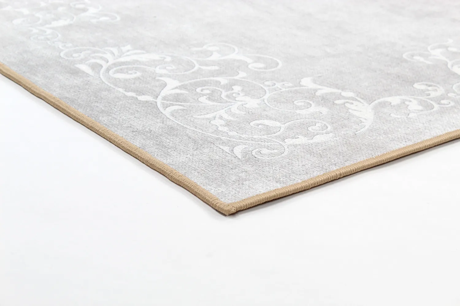 Tappeto Wilton - Santi (grigio chiaro/bianco)