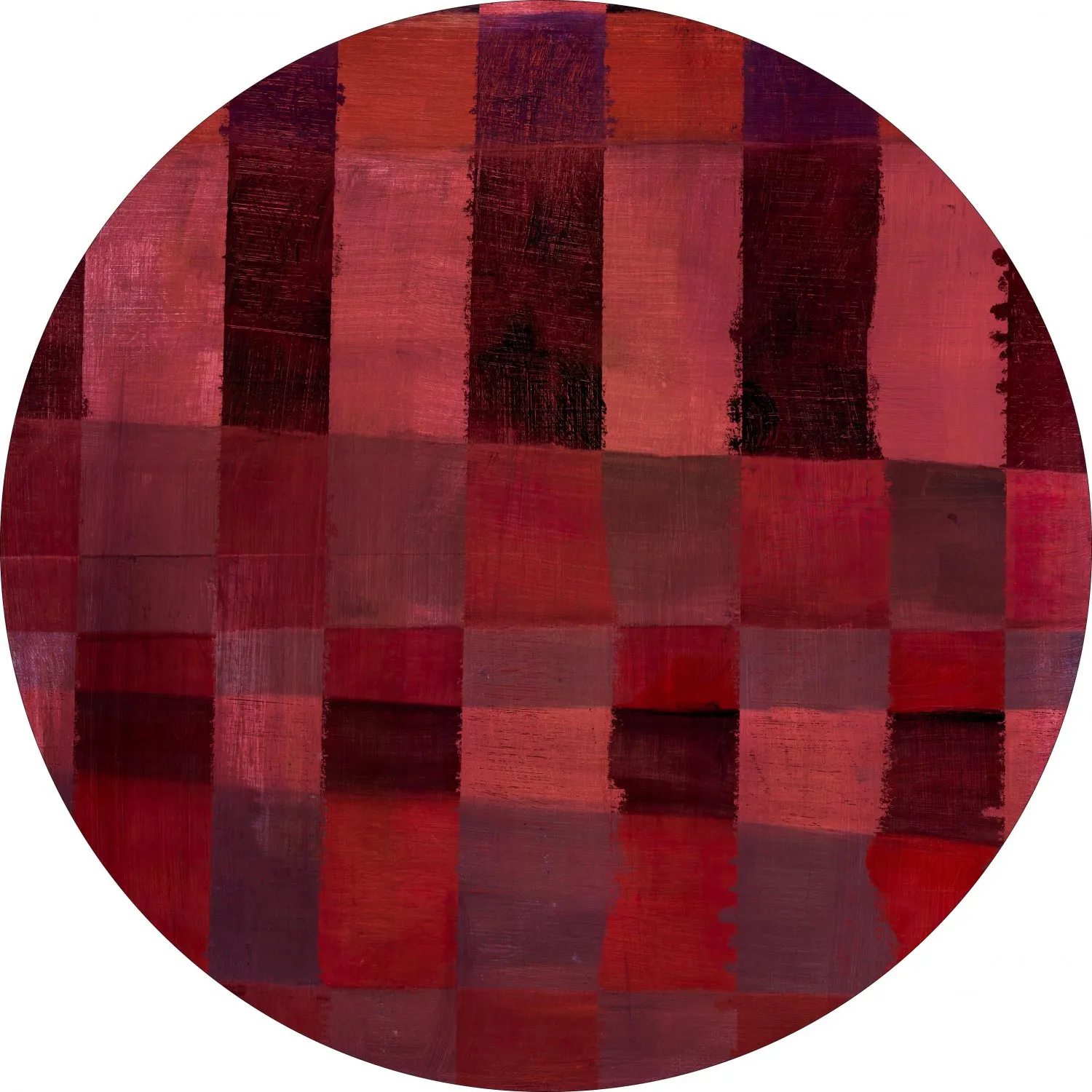 Tappeto rotondo - Samadet (rosso)