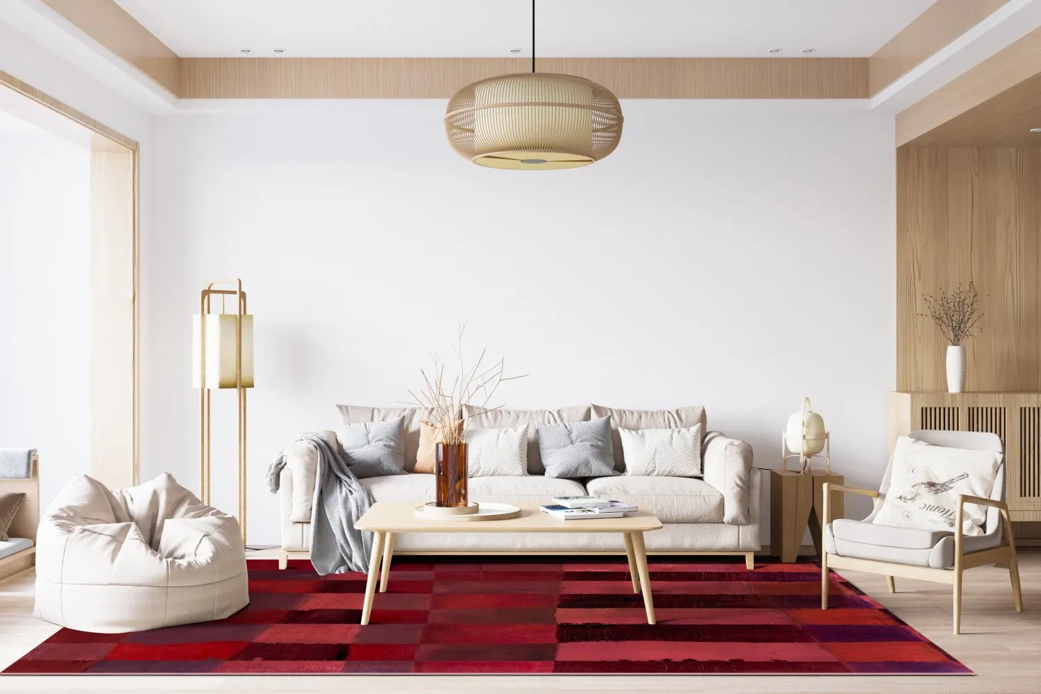 Tappeto Wilton - Samadet (rosso)