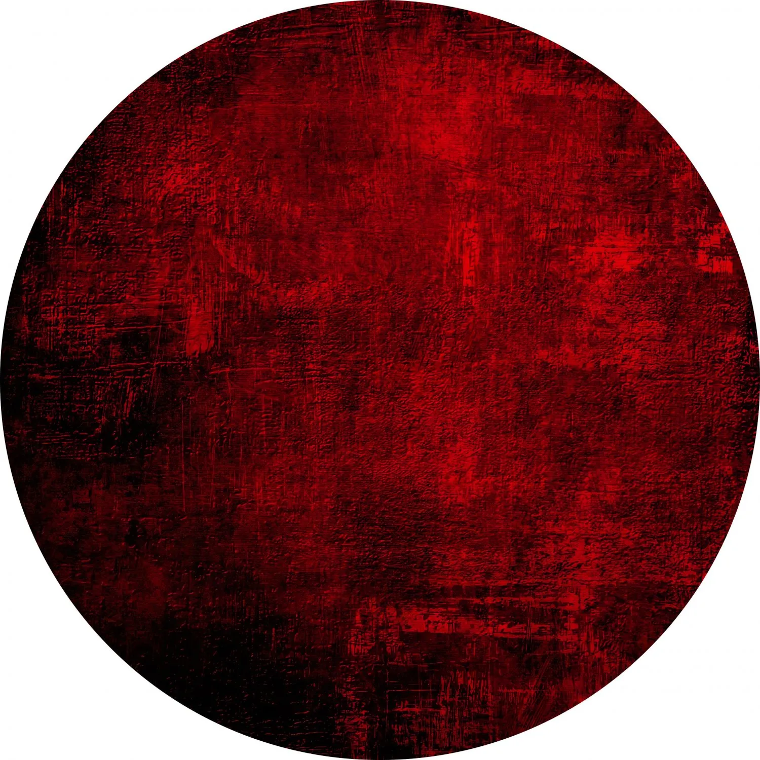 Tappeto rotondo - Frome (rosso)