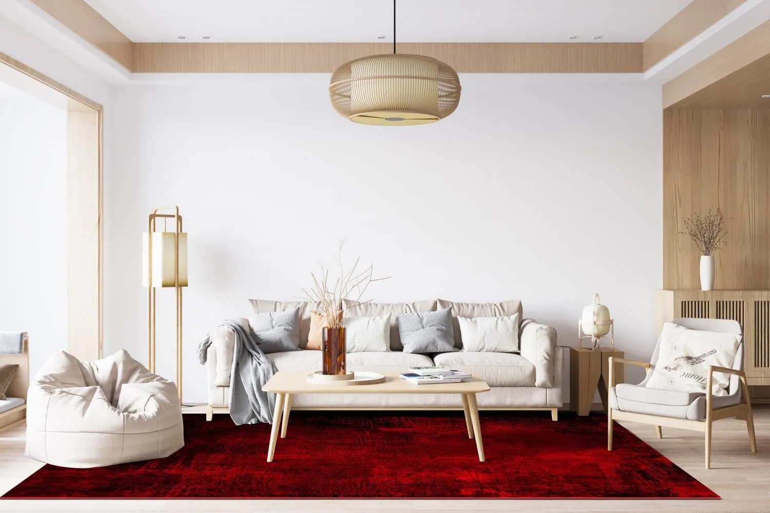Tappeto Wilton - Frome (rosso)